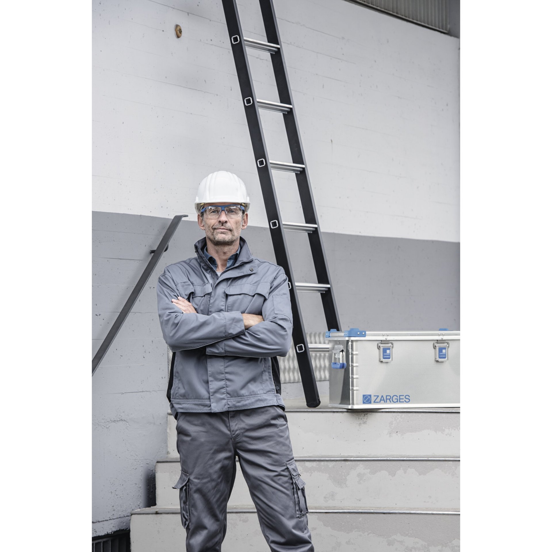 Megastep L - LM-Anlegeleiter SL 10 Sprossen