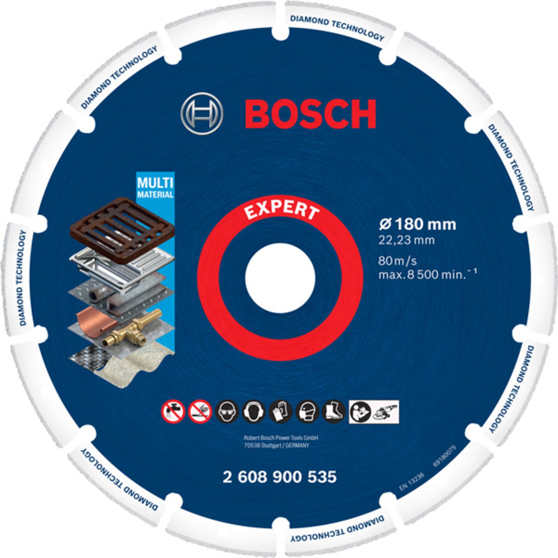 EXPERT Diamond Metal Wheel Trennscheibe, 180x22,23 mm