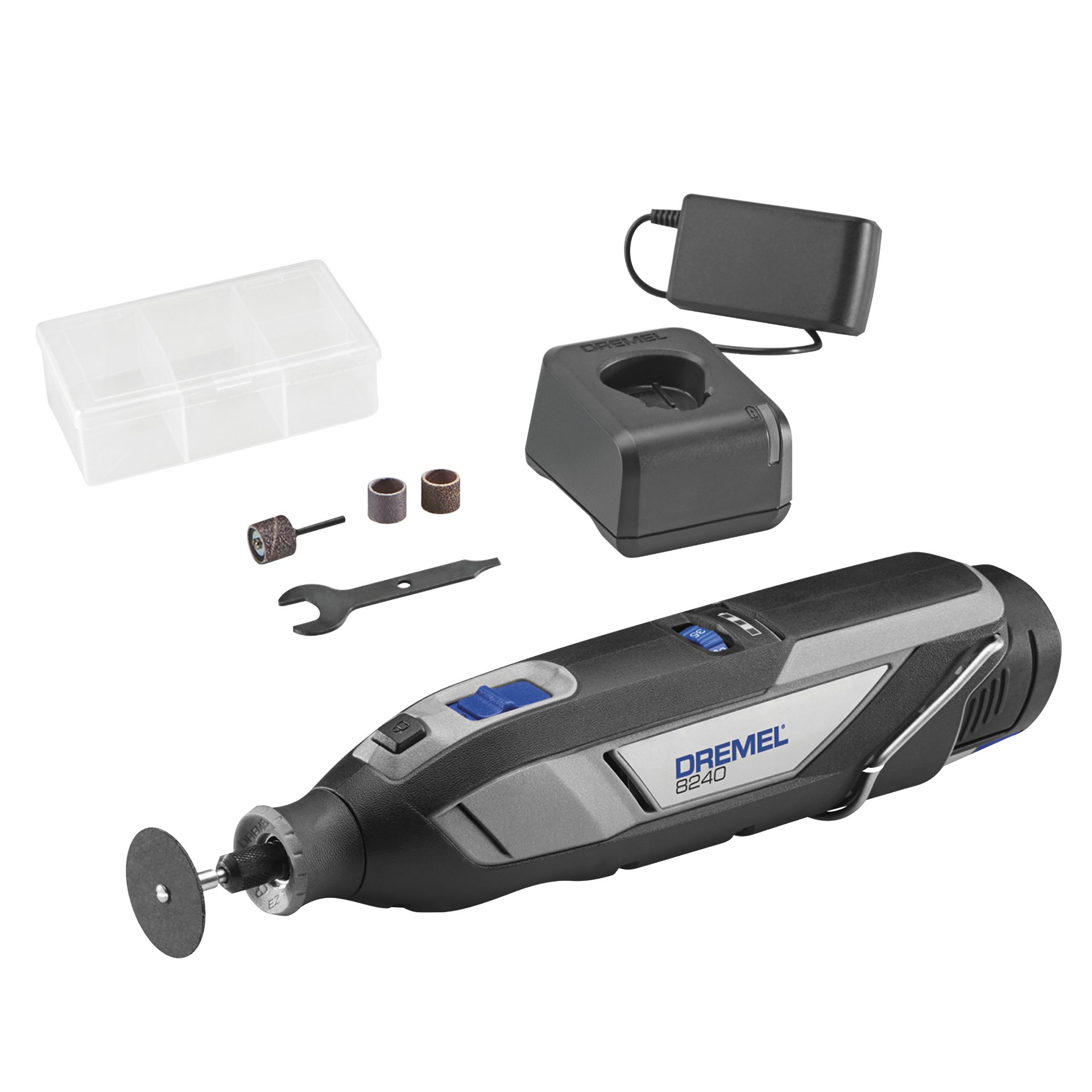 DREMEL® 8240, Kabelloses Multifunktionswerkzeug, 1x 12-V-2Ah-Akku, 5 Zubehöre