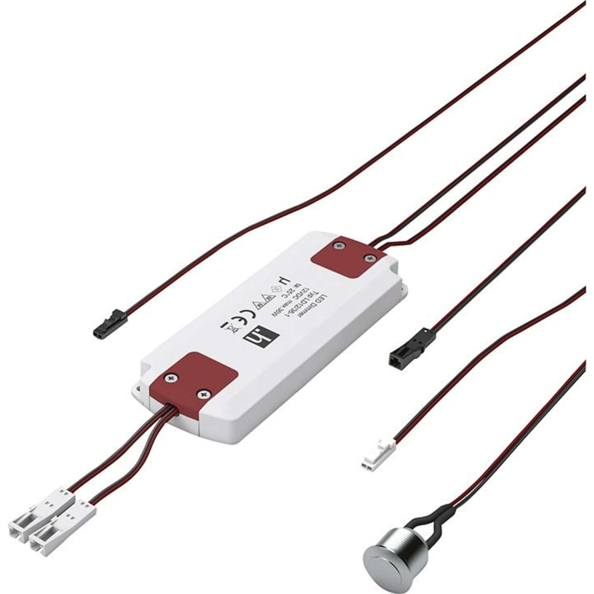 Dimmer 12VDC max. 36W 2 Tasteranschl.