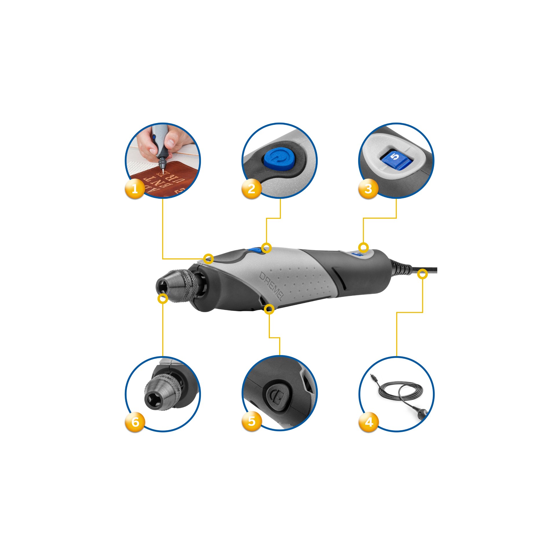 DREMEL® Stylo+, 2050-15 Multifunktionswerkzeug (9 Watt) mit 15 Zubehöre