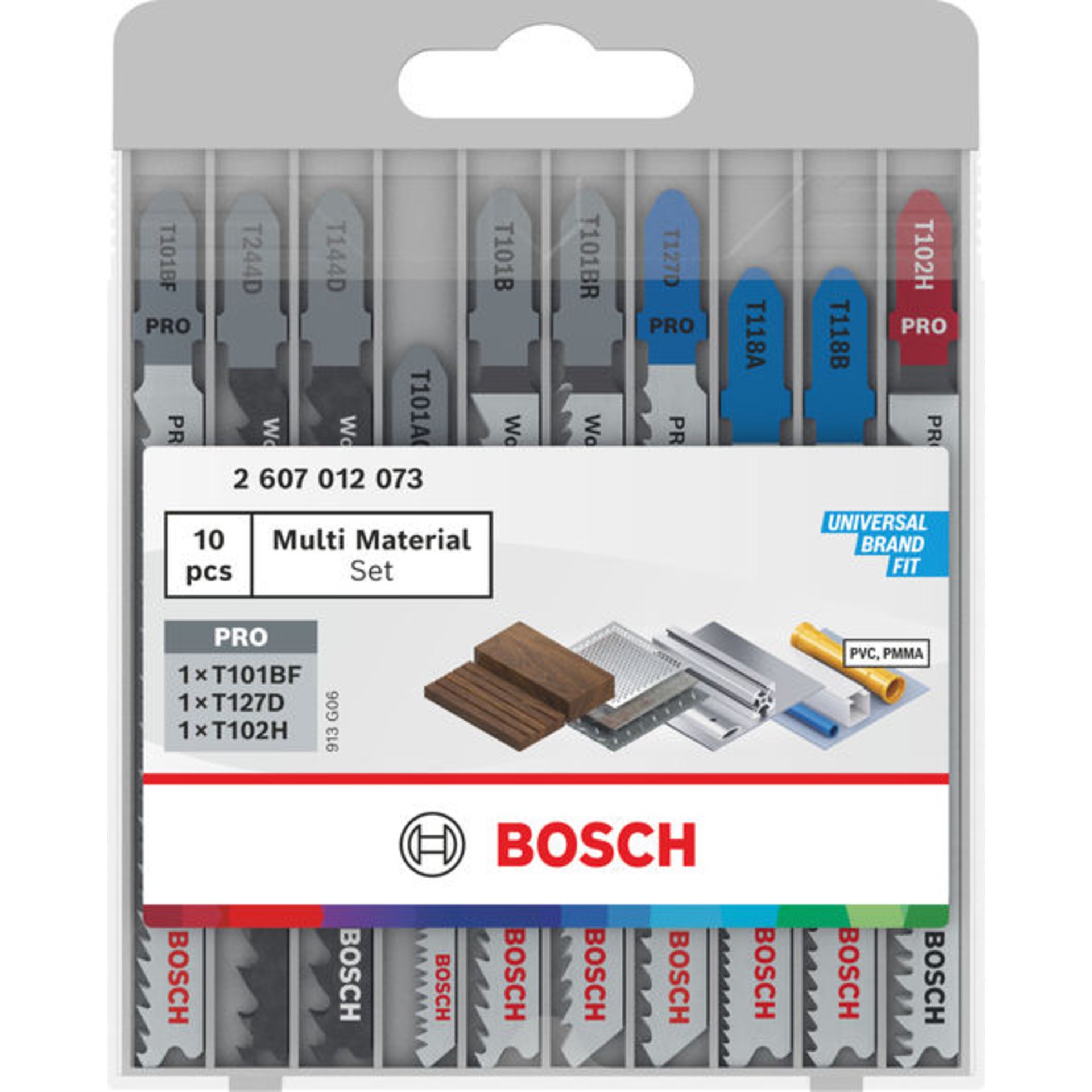Stichsägeblatt Set Multi Material, 10-tlg.
