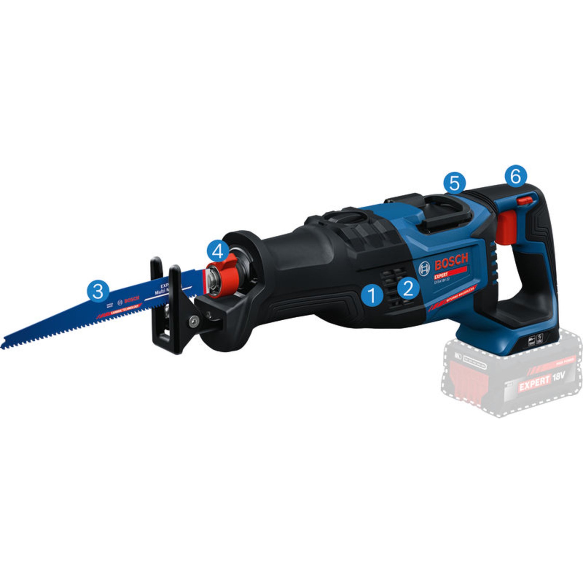 Akku-Säbelsäge EXSA18V-32