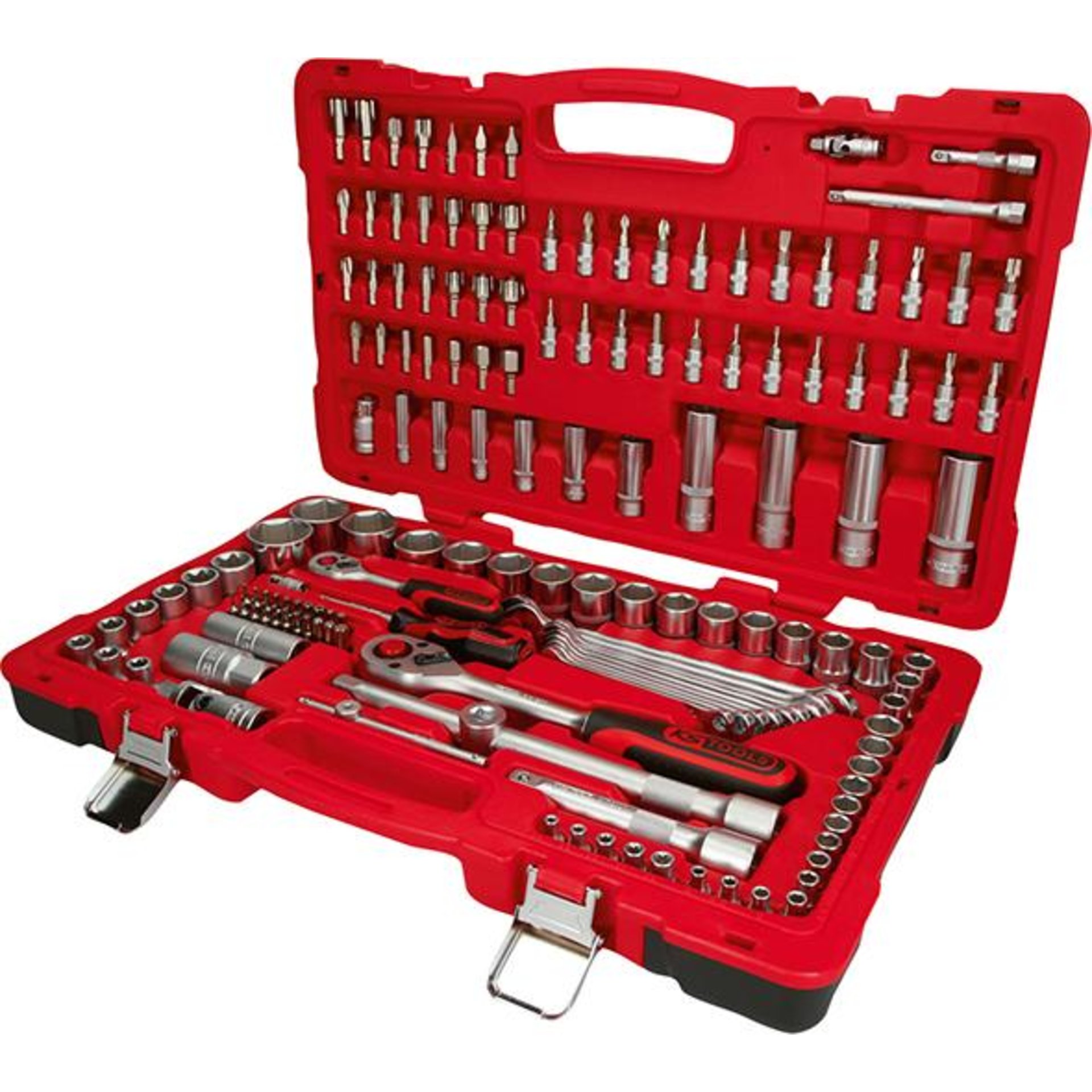 Steckschlüssel-Garnitur 1/4"+1/2" 151-teilig KS Tools