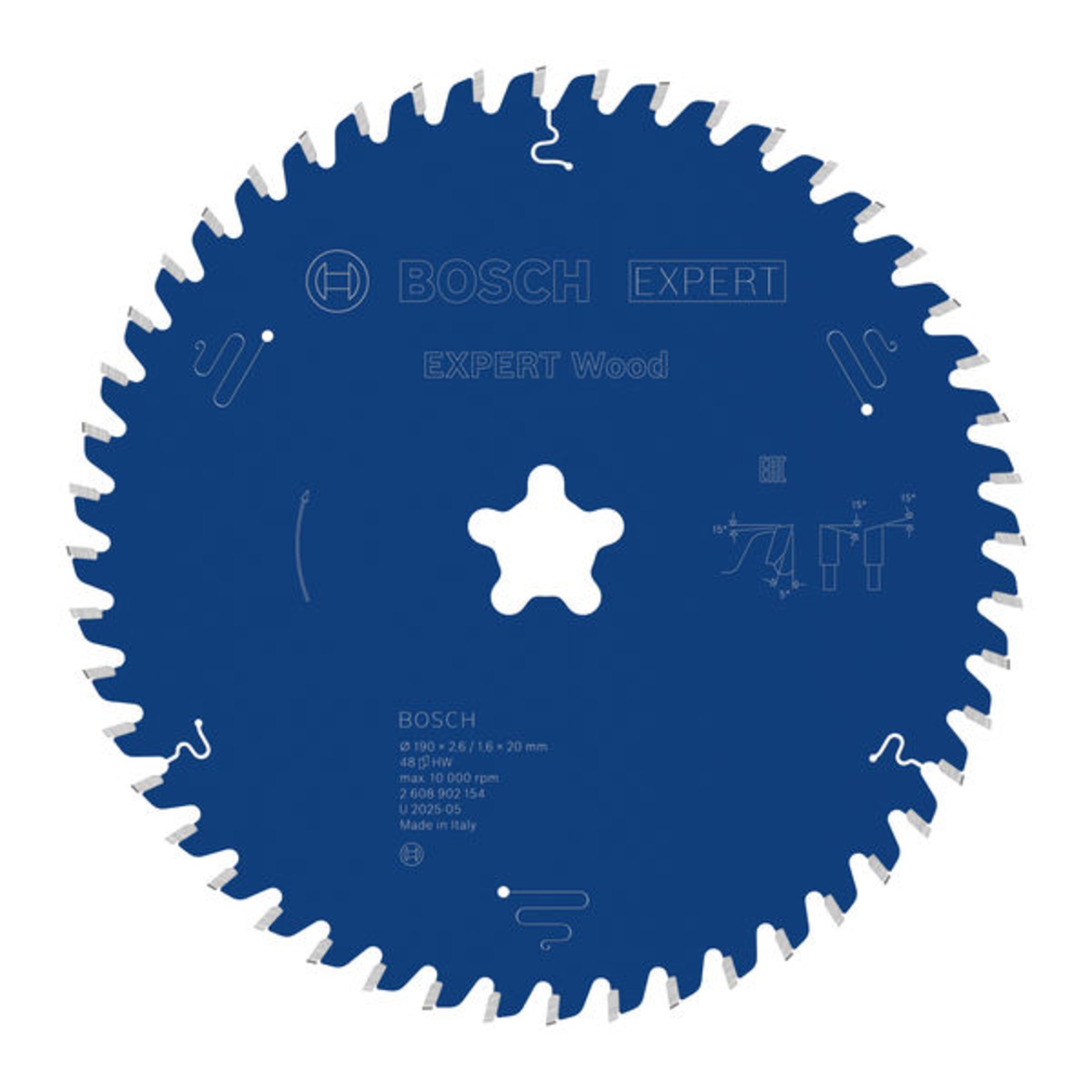 EXPERT Wood Kreissägeblatt, 190x2,4x30 mm, Z48