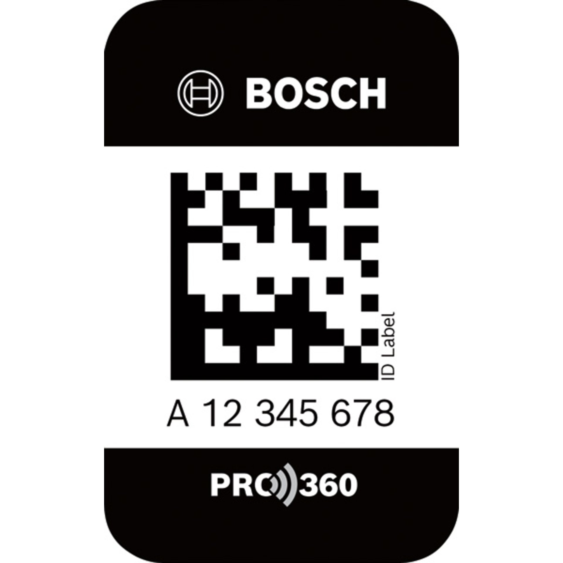 Serviceleistung ID Label groß 50