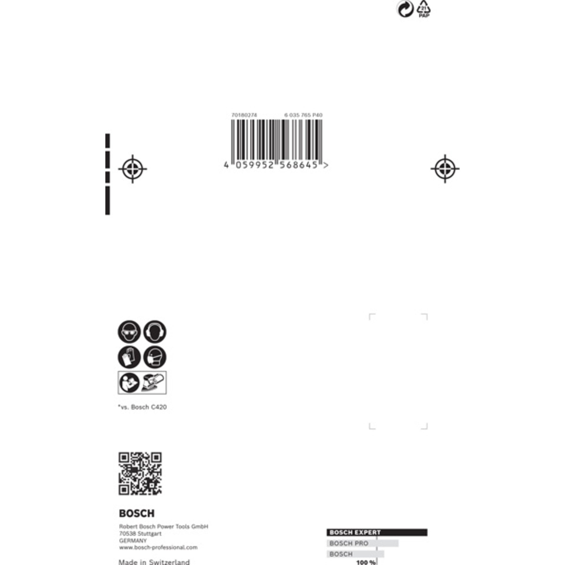 EXPERT M480 Schleifnetz Set, 100x150mm, K80-180, 10-tlg.