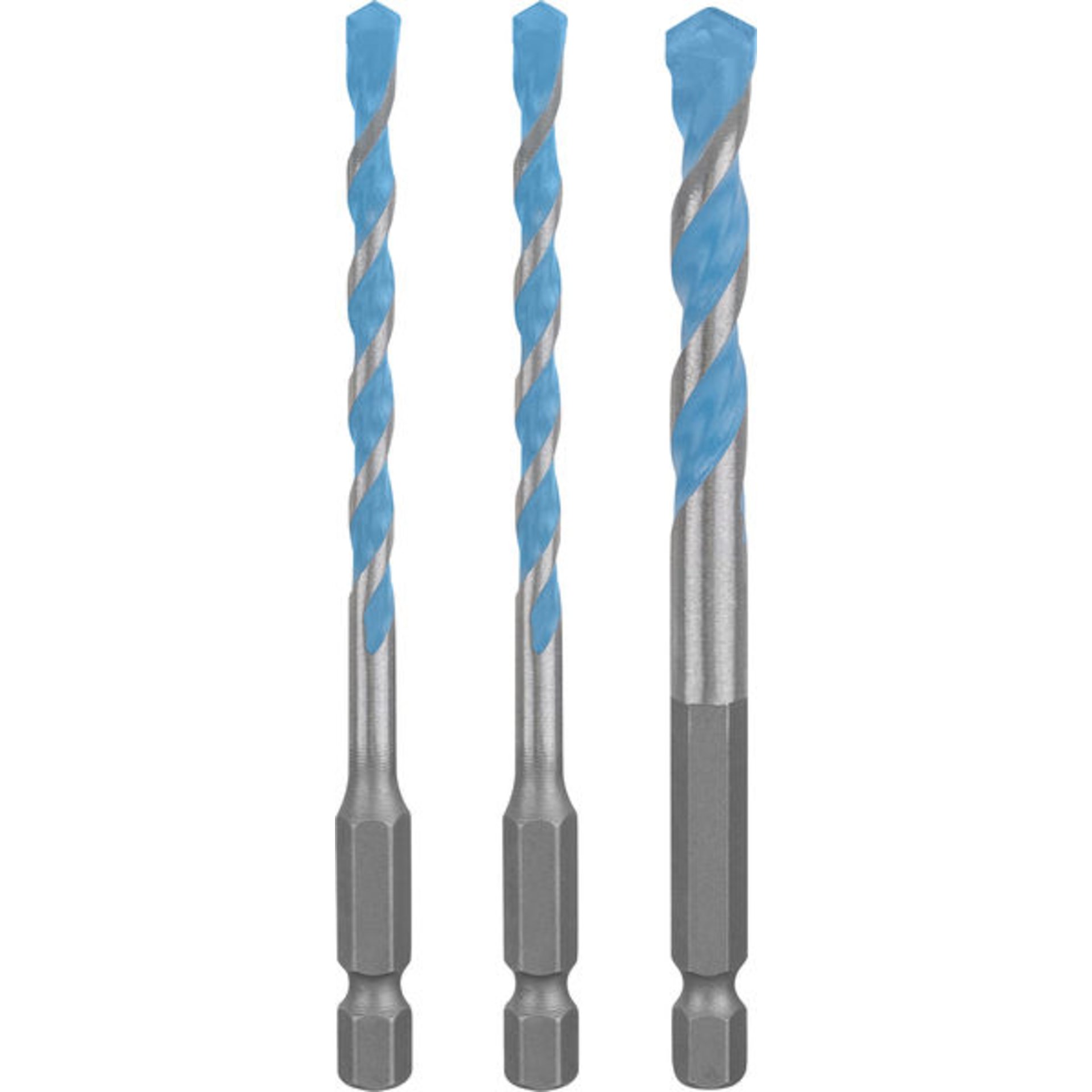 EXPERT HEX-9 Multi Construction Bohrer-Set, D= 5 / 6 / 8 mm, 3-tlg.