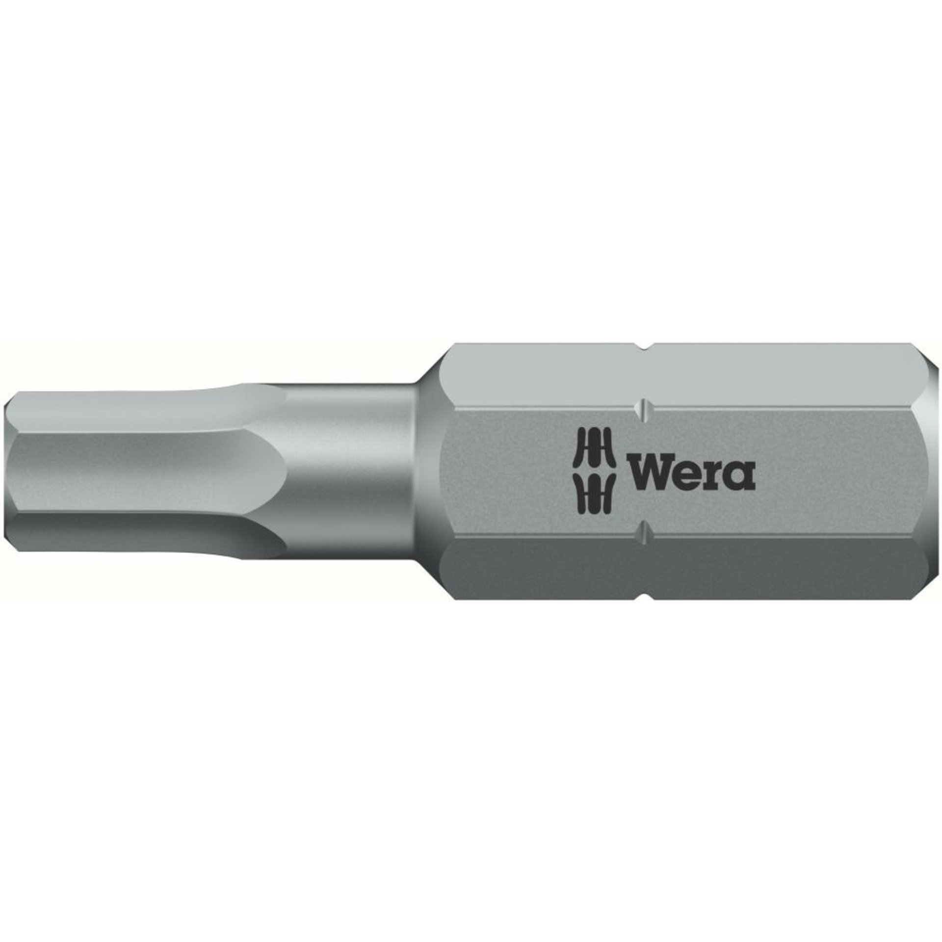 Bit zähhart 1/4" DIN 3126 C6,3 Innensechskant 8x25mm Wera