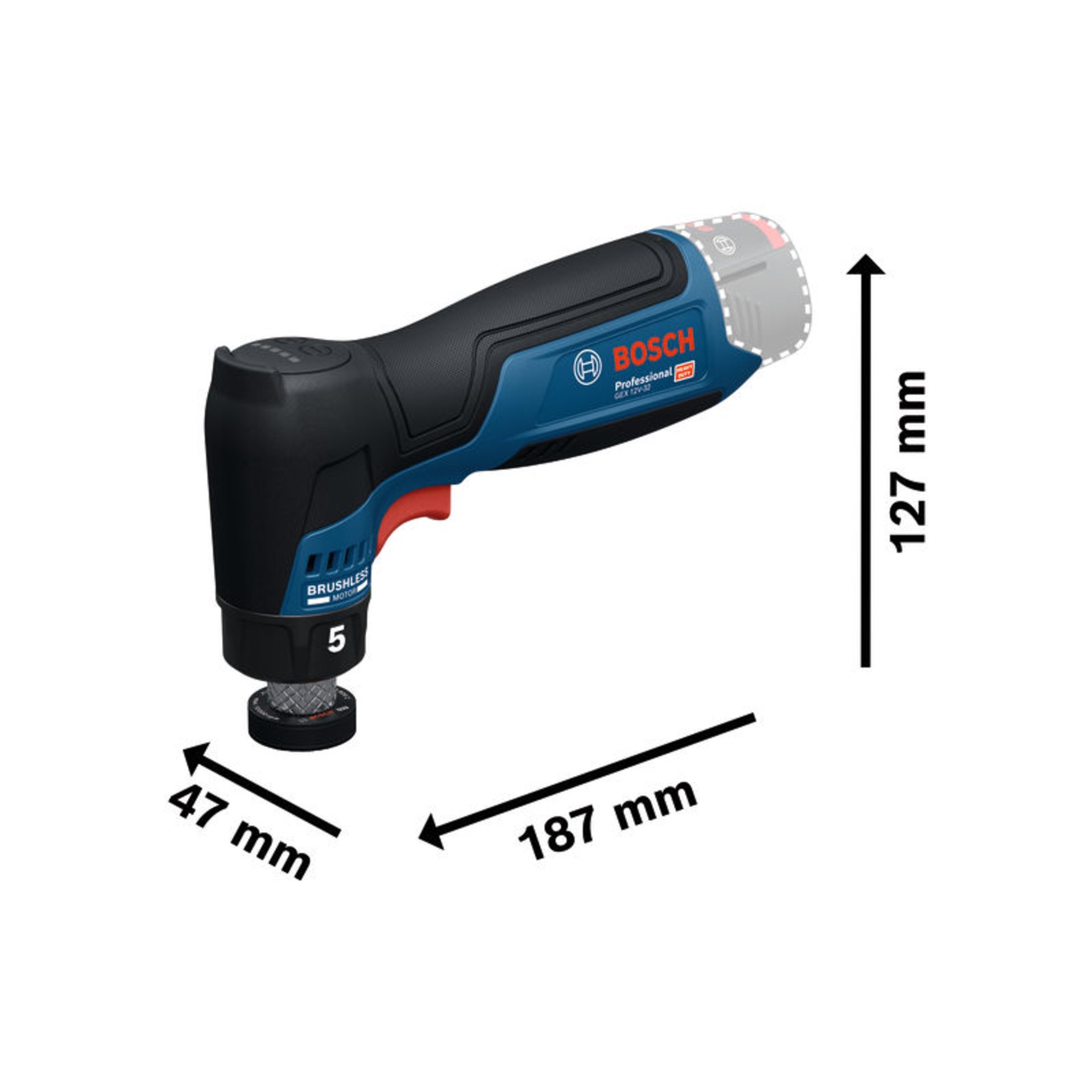 Akku-Exzenterschleifer GEX 12V-32