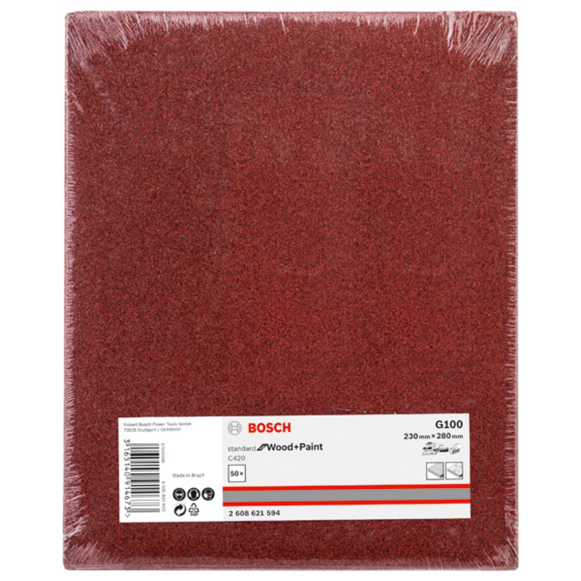 Schleifblatt C420 SfWP, 230 x 280 mm, G100