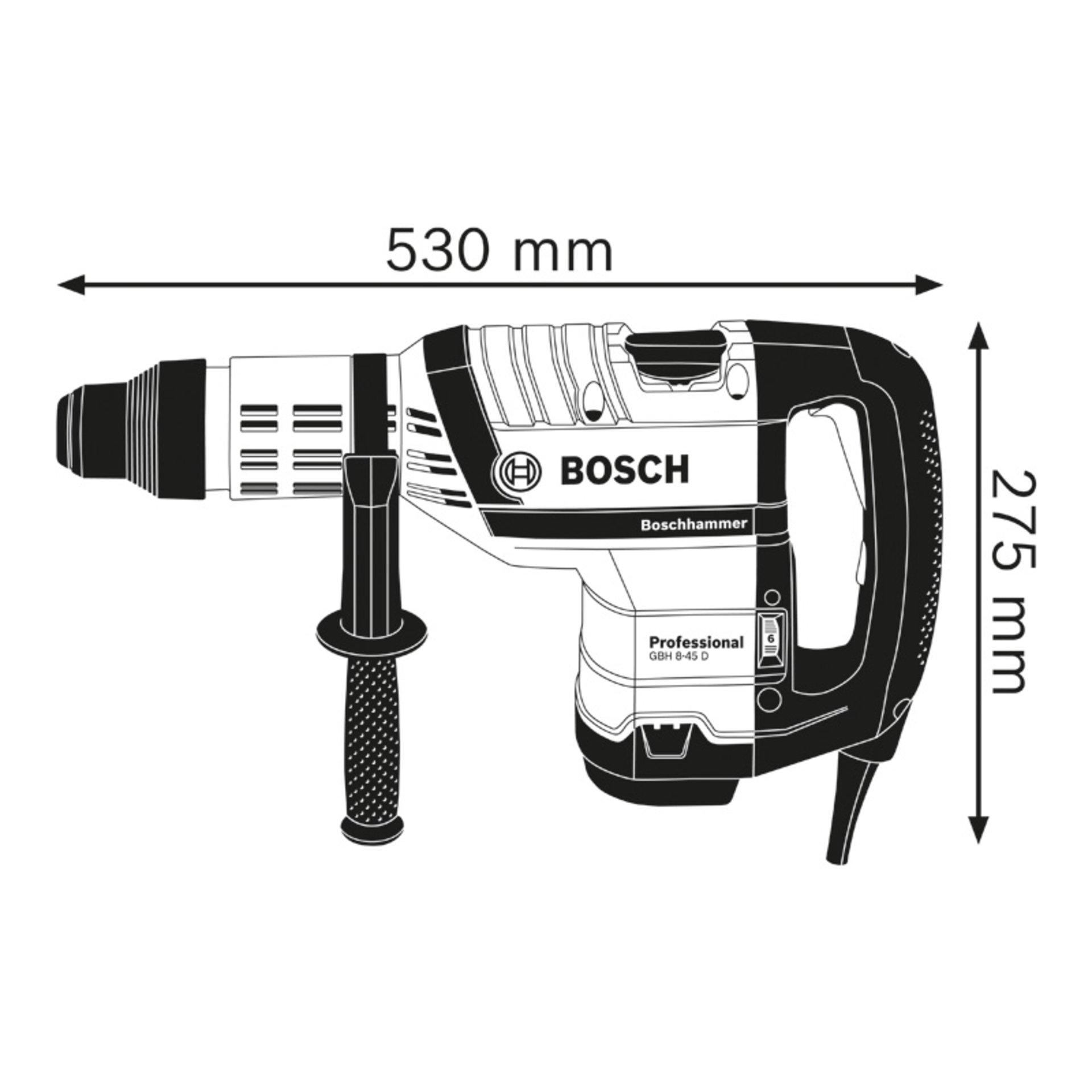 Bohrhammer mit SDS max GBH 8-45 D