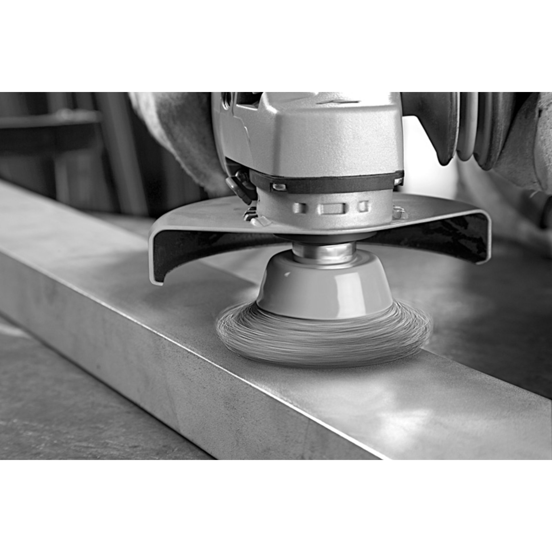PRO Stainless Steel clean Topfbürste, 65 x 0,3 mm, Gewinde