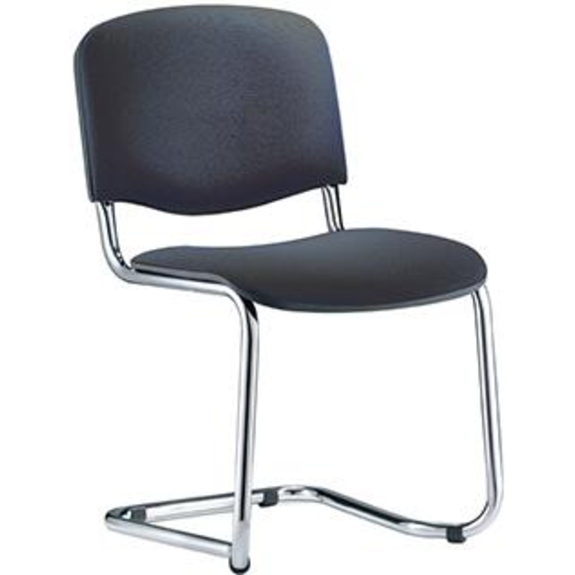 Besucherstuhl ISO Swing CF chrom / anthrazit CF chrom / anthrazit