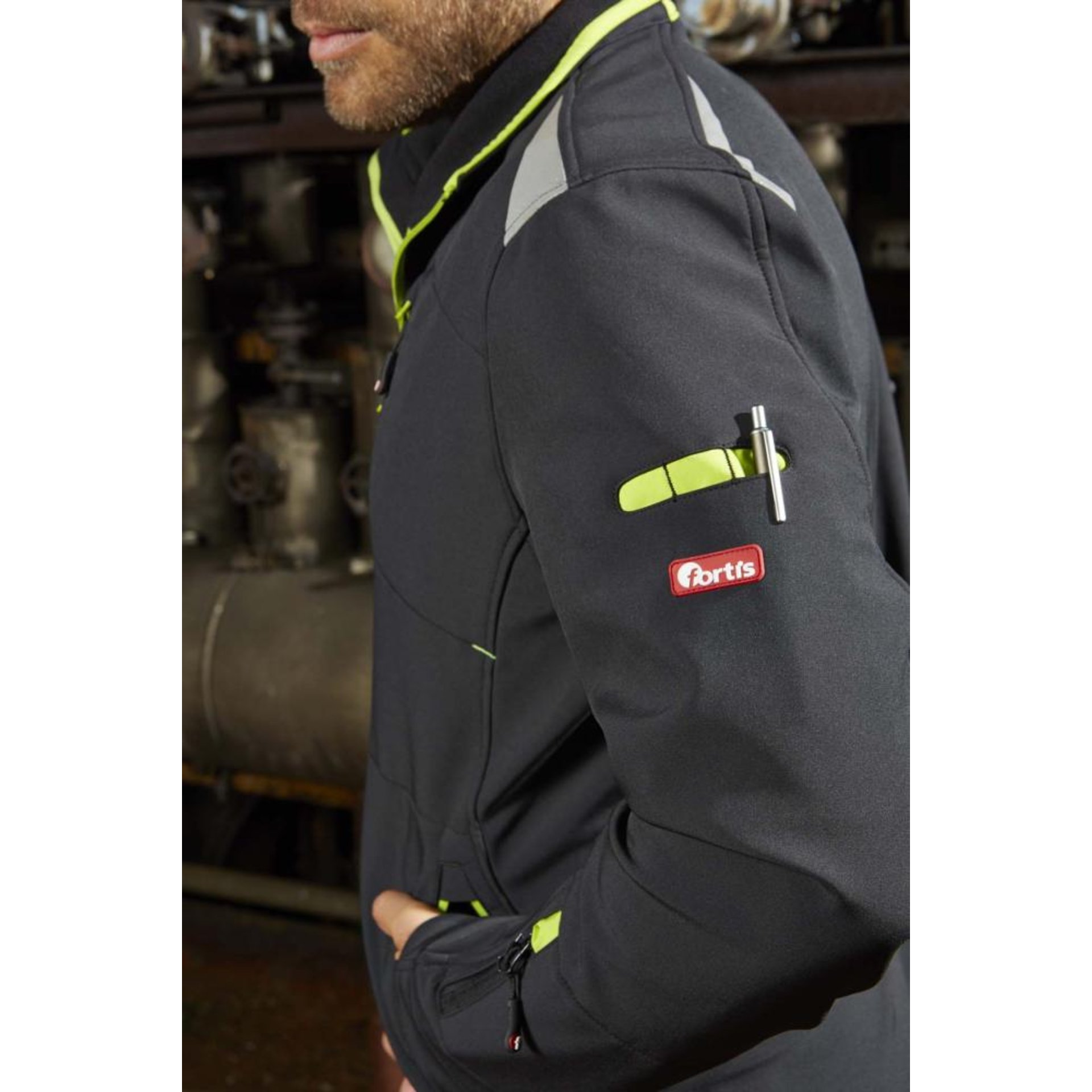 FORTIS Herren Jacke 24, blau/rot,Gr.3XL