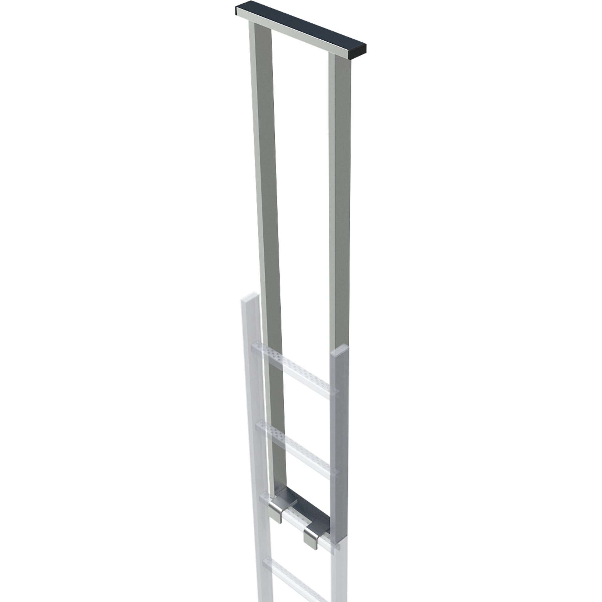 Einstieghilfe doppelholmig, Edelstahl V4A, Lichte Weite 300 mm