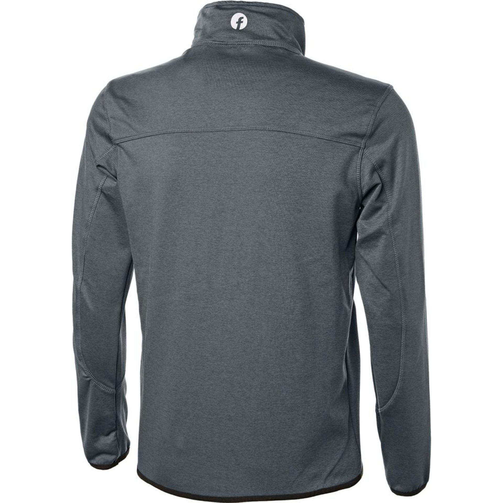 Tech-Fleecejacke grau/schwarz meliert Gr. 2XL Fortis Elements