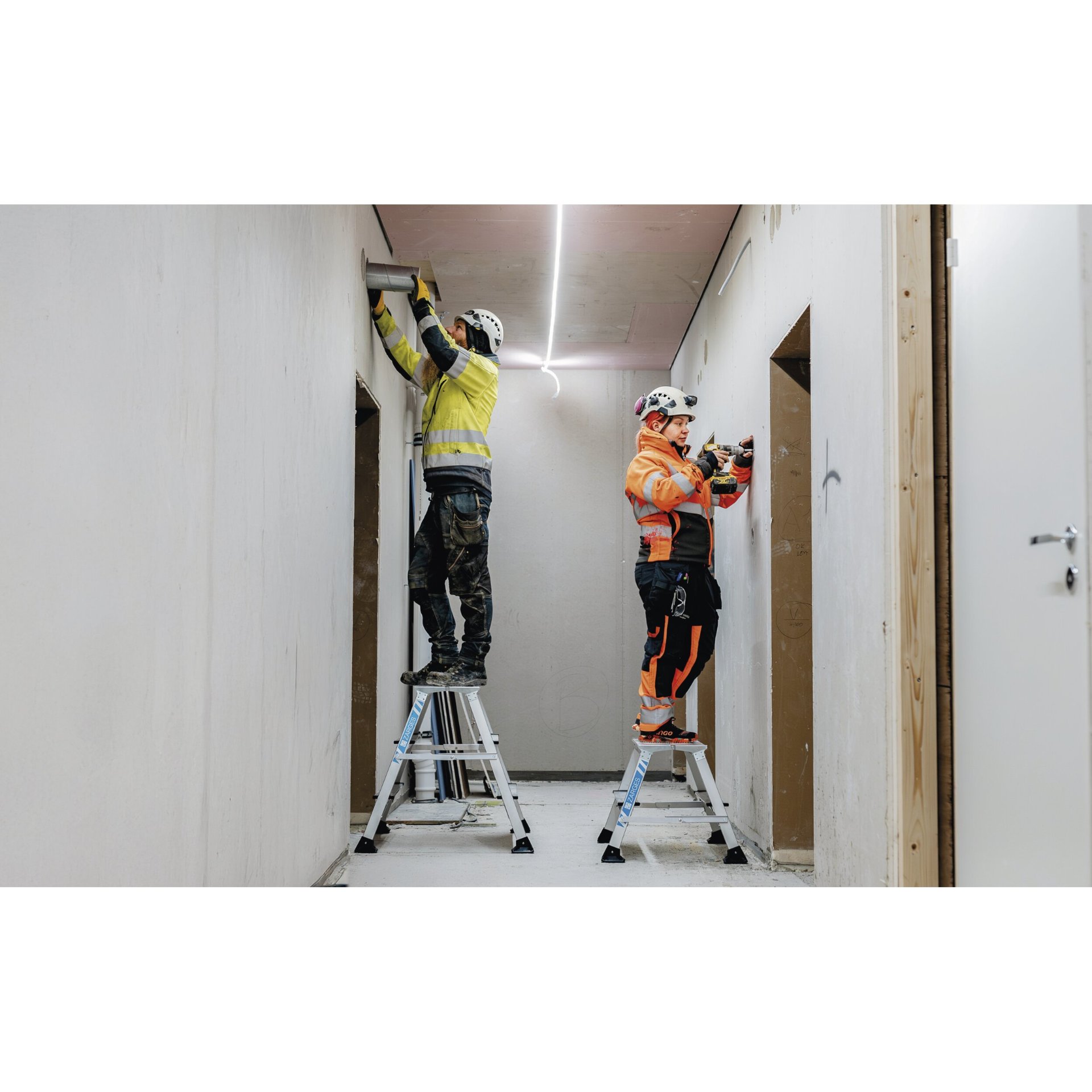 XLstep P - Podest schmal 2 x 2 Stufen