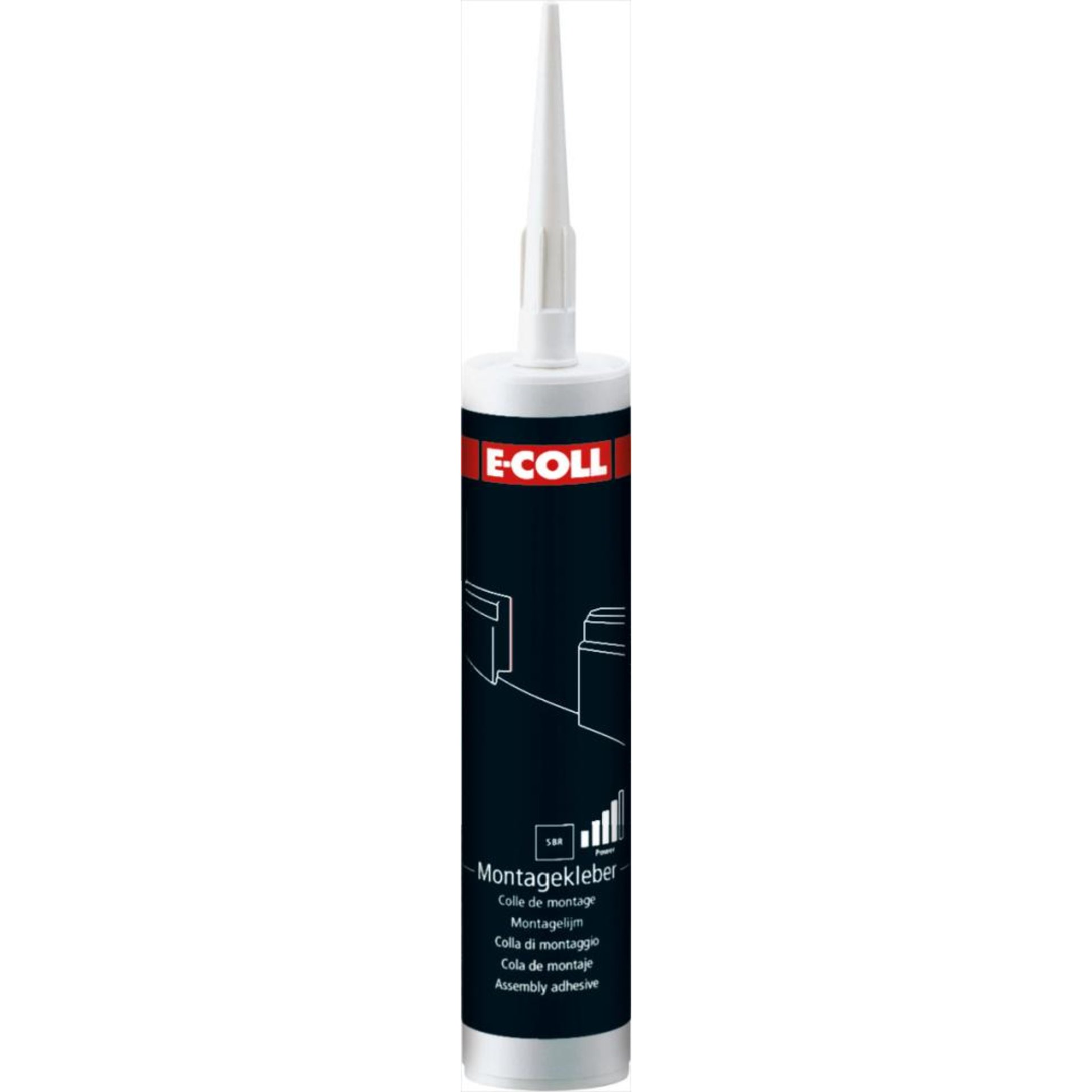 Montagekleber 310ml/400g E-COLL