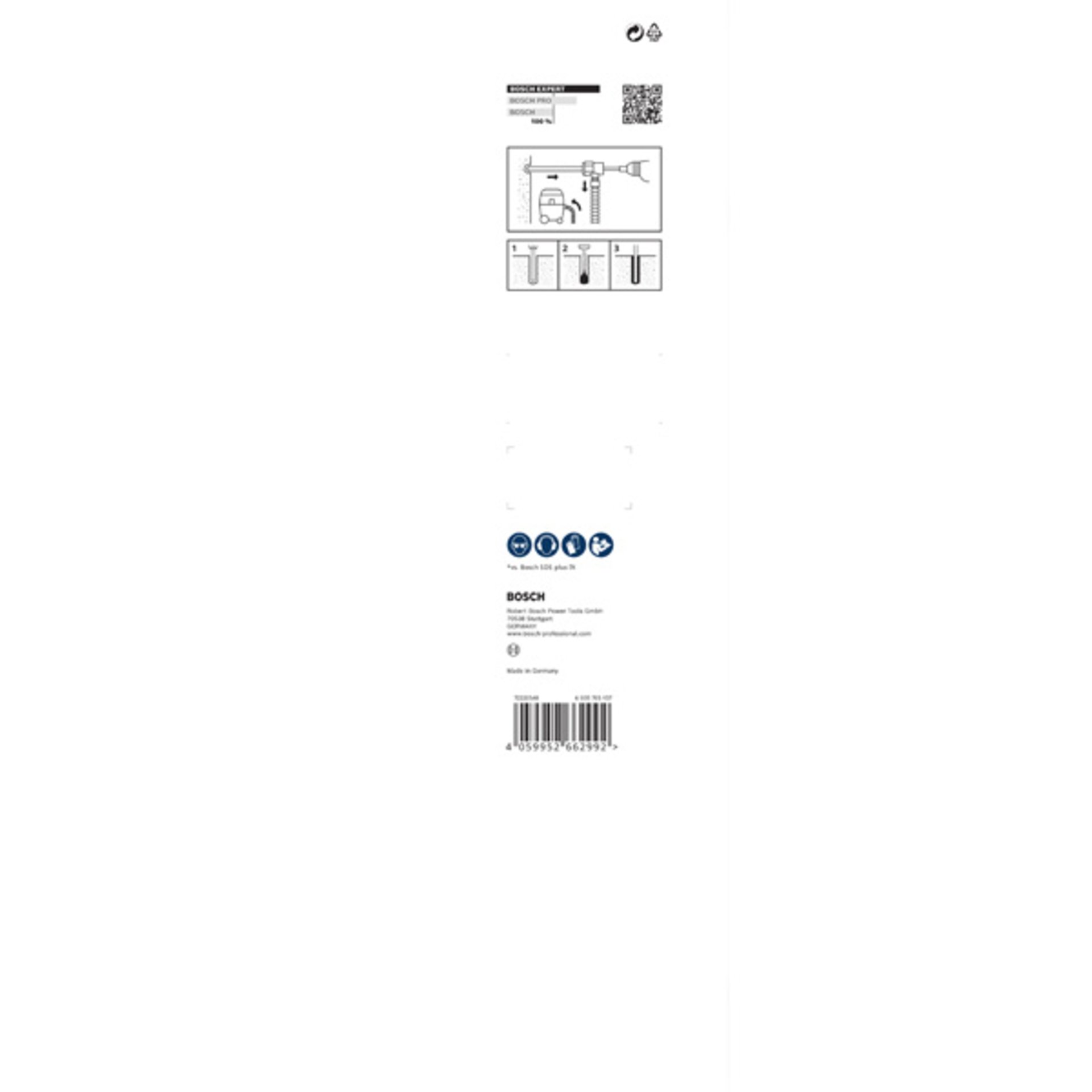 EXPERT SDS Clean plus-8X Hammerbohrer mit einem Anschluss, 14x200x350 mm