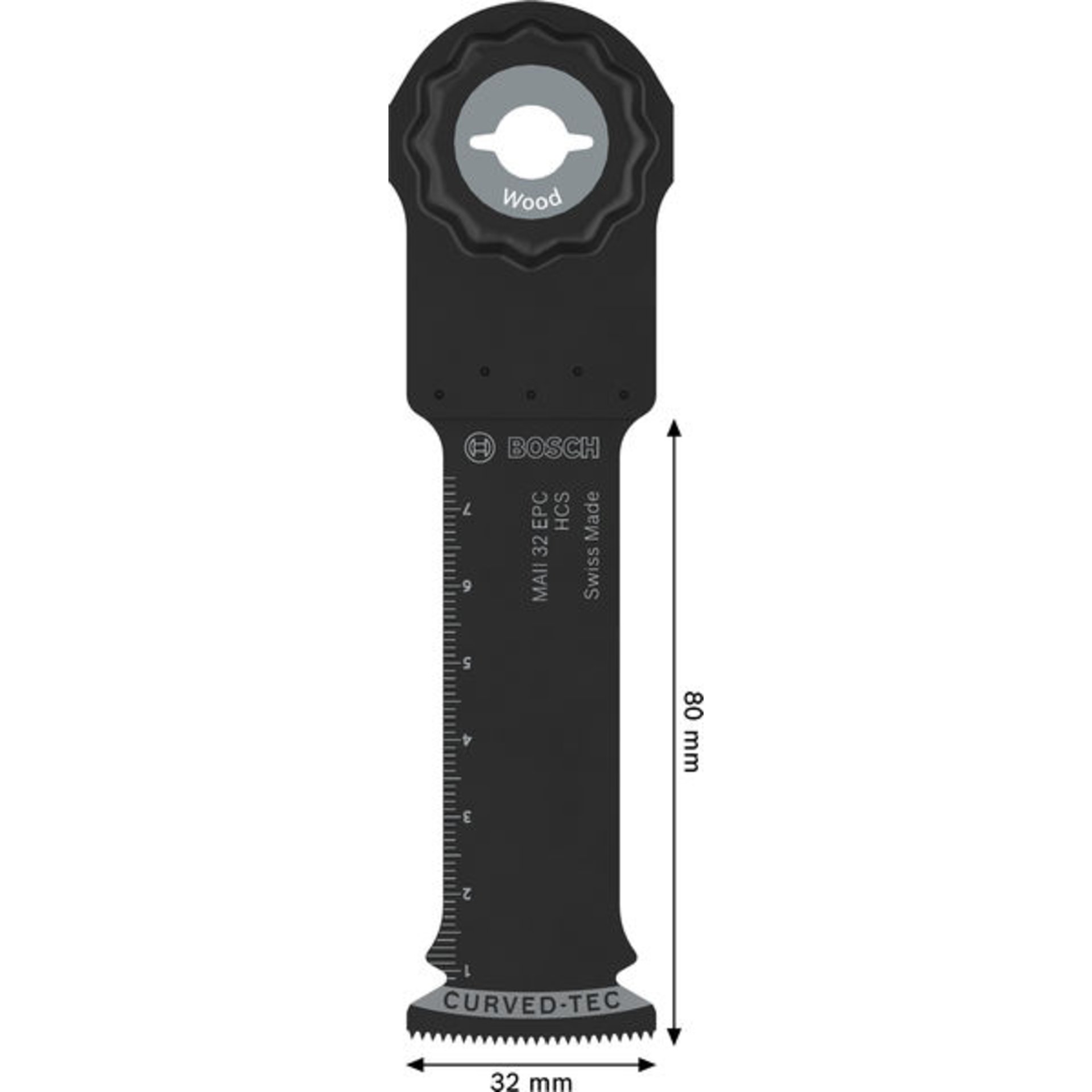 MAII 32 EPC Holz Tauchsägeblatt, Starlock, 32 x 80 mm