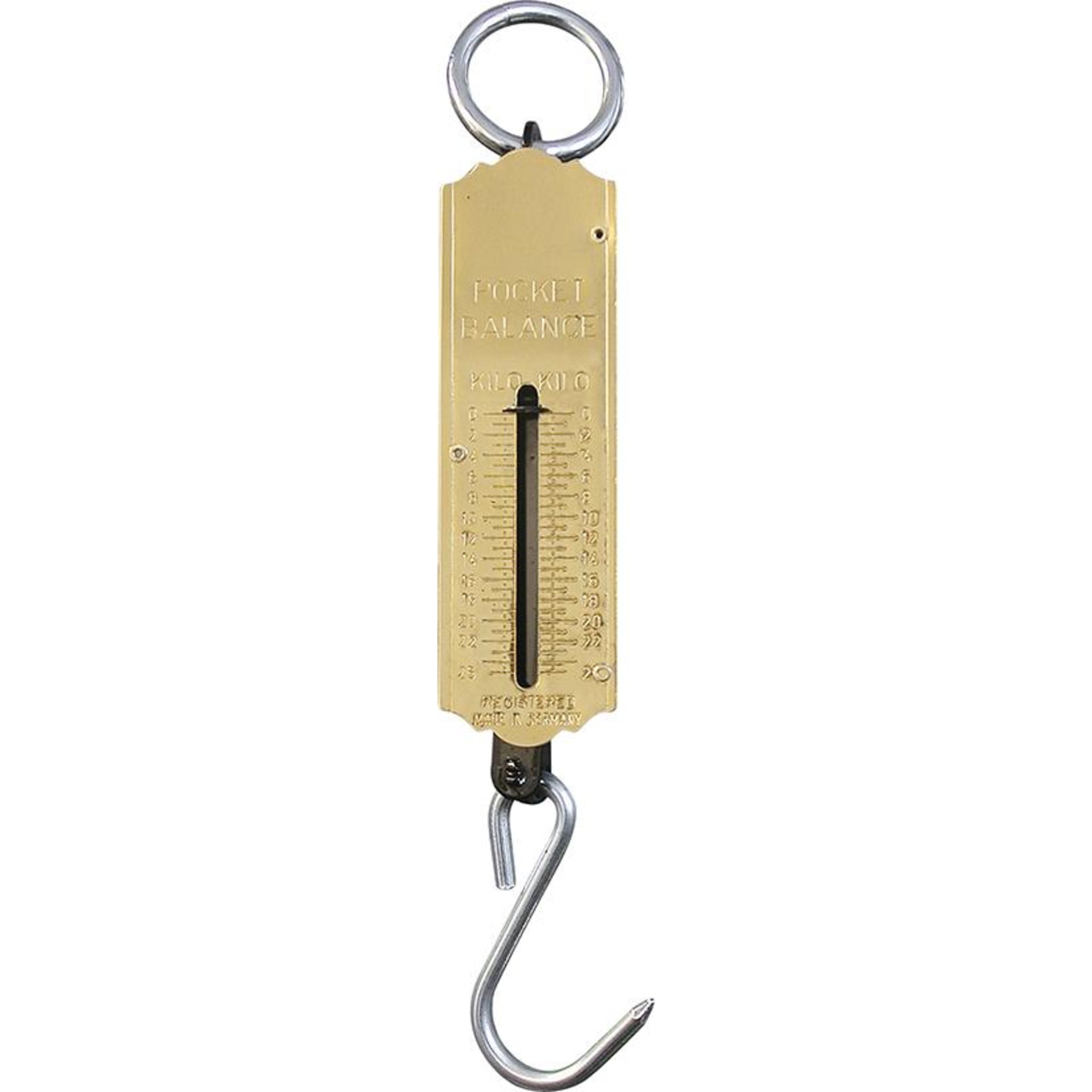 Taschenfederwaage 25kg Kilo/Kilo Hesse