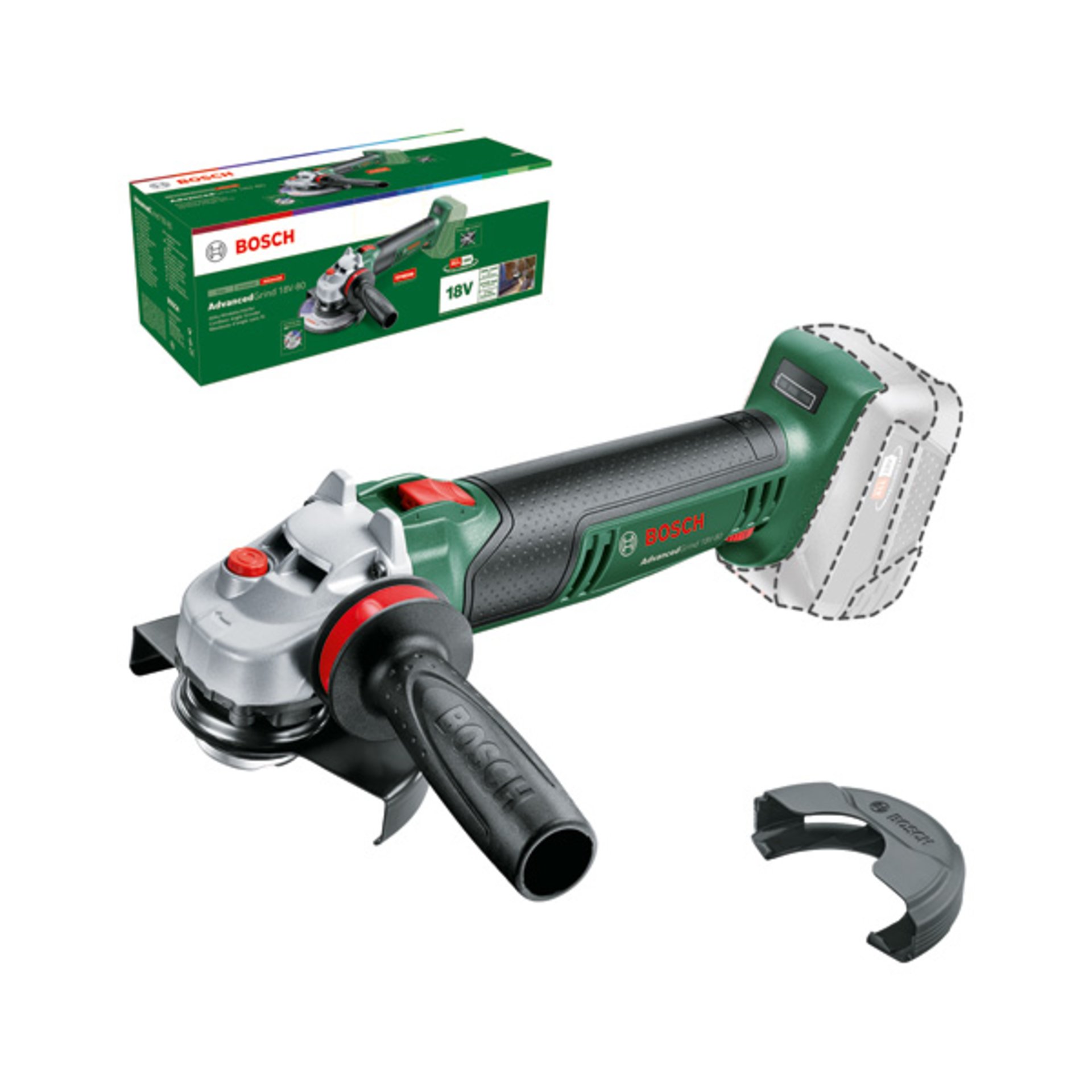 Akku-Winkelschleifer AdvancedGrind 18V-80