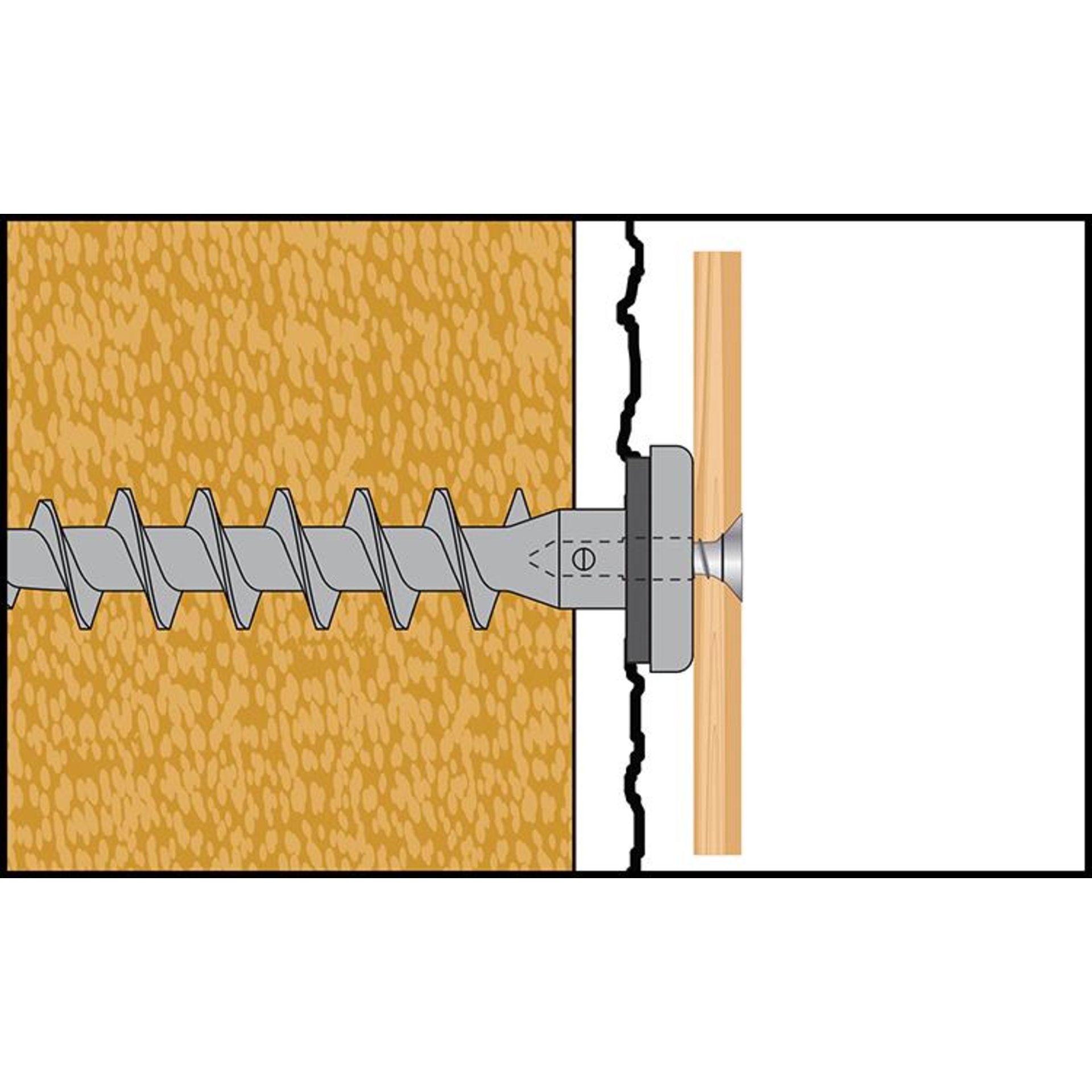 CELO Isoplattenschraube IPS-H 55 Anthrazit RAL 7016