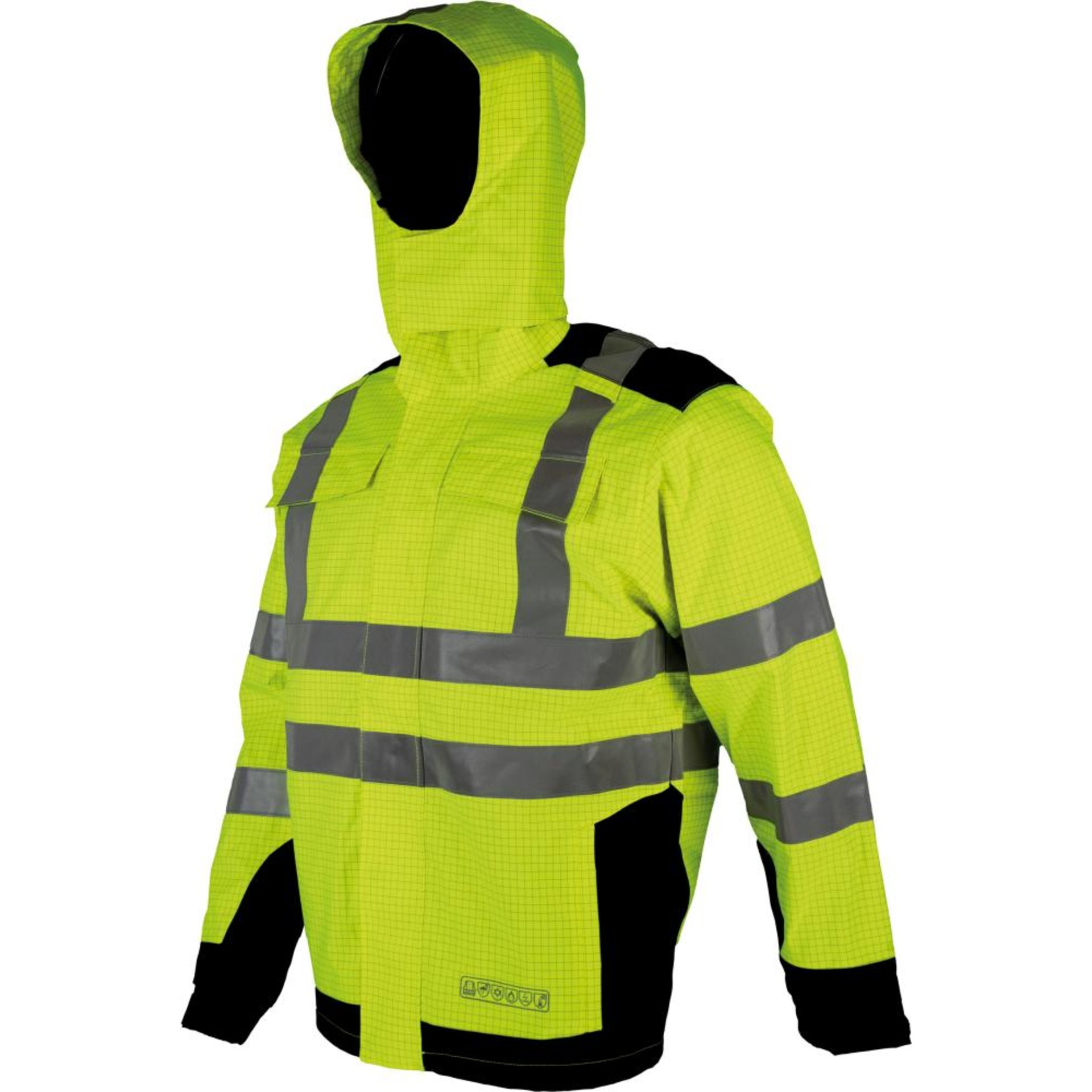Multinorm-Parka 3850G gelb/blau, Reflex, Gr.2XLGr.2XL