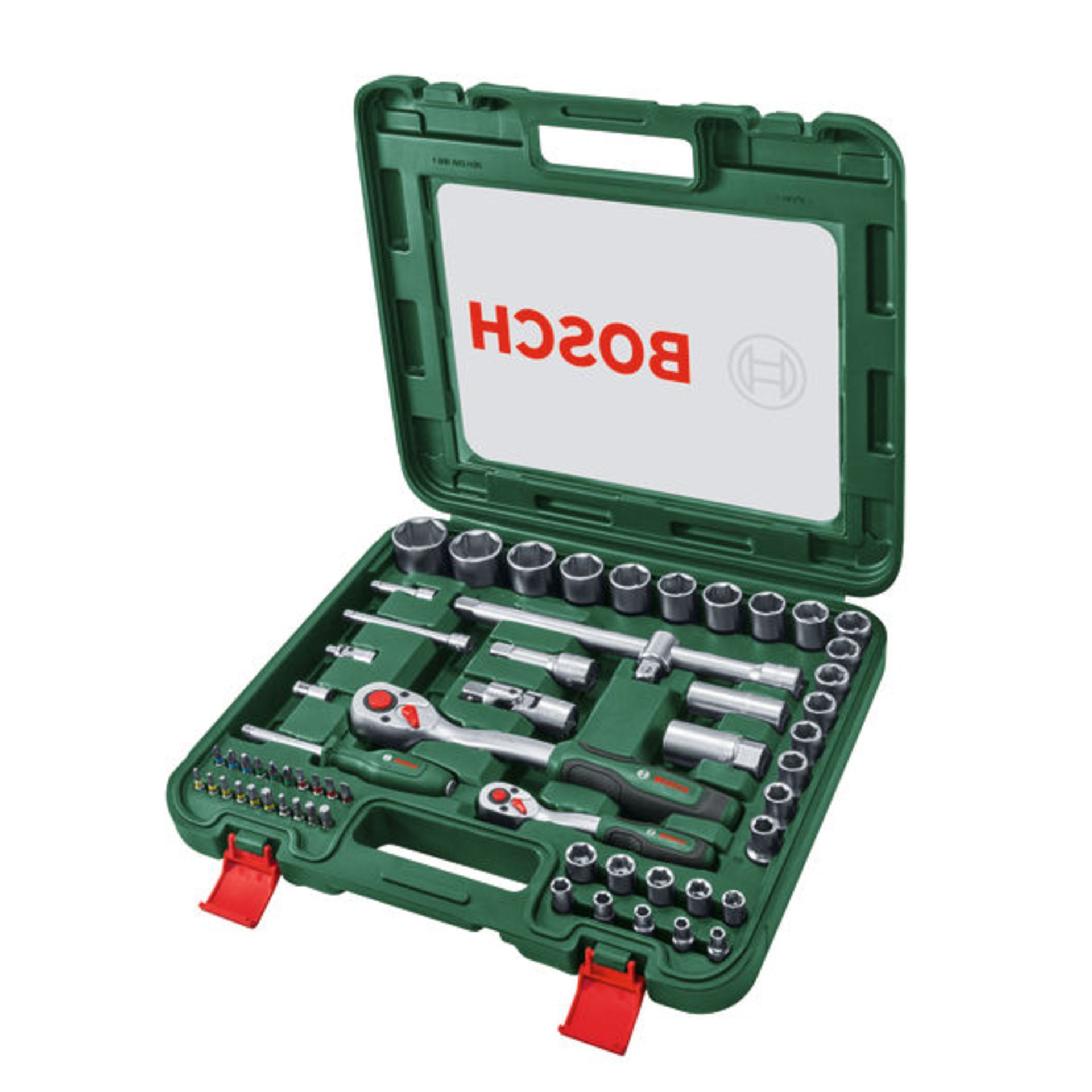 Handwerkzeuge 1/4"- + 1/2"-Ratschen-Set 60-teilig
