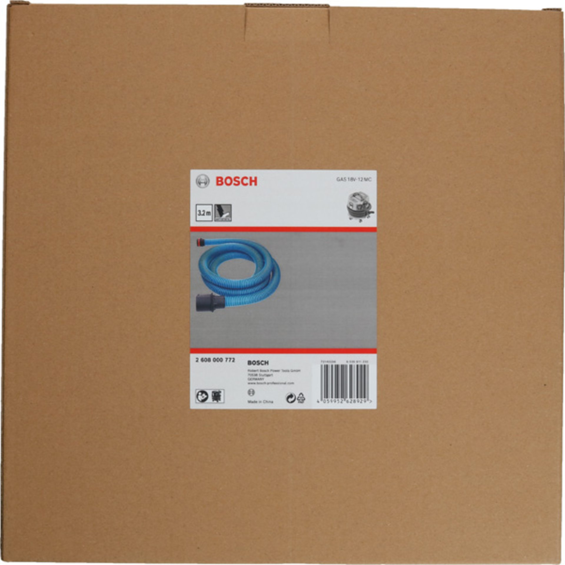 3,2-m-Schlauch (antistatisch) 3325 x 67 x 67 mm