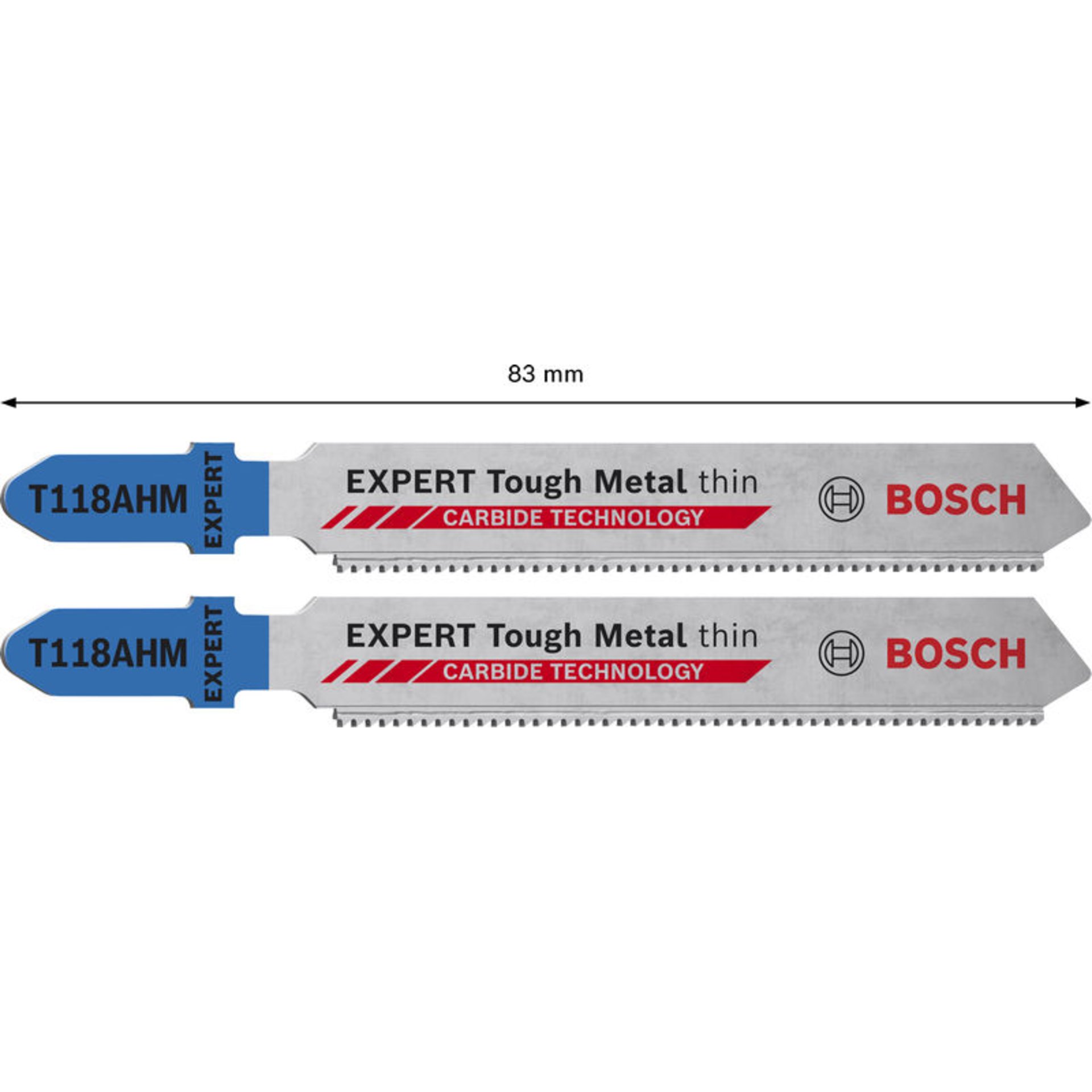 EXPERT Tough Metal thin T118AHM Stichsägeblatt, 2-tlg.