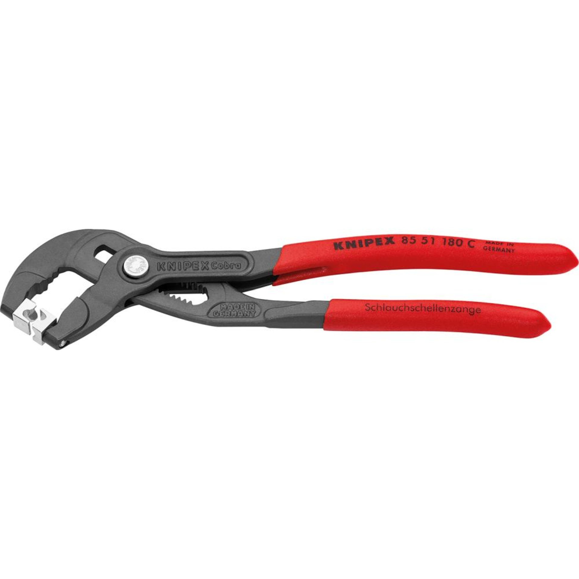 Schlauchklemmenzange für CLIC-Typ-SchlauchschellenGriffe kunststoff- überzogen 180mm KNIPEX
