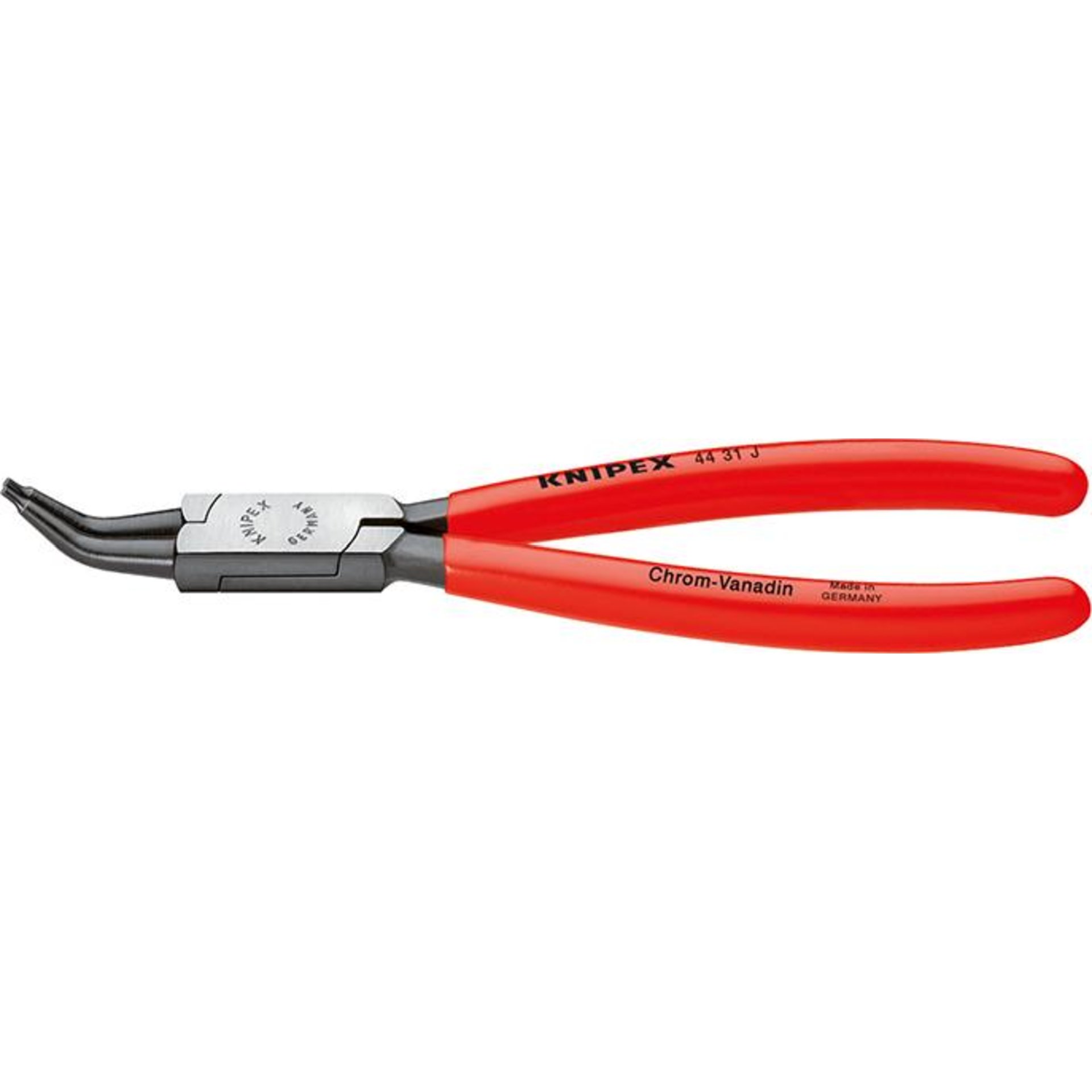 Sicherungsringzange Nr. 44 31 J, für Innenringe in Bohrungen, gebogen