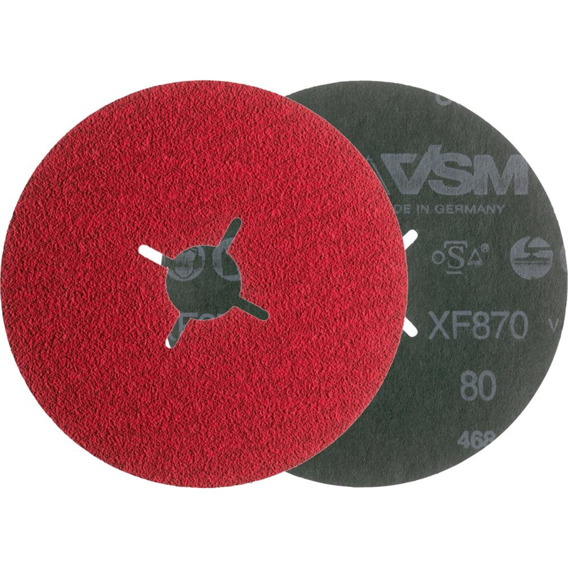 Fiberschleifscheibe Keramik 180mm K36 VSM
