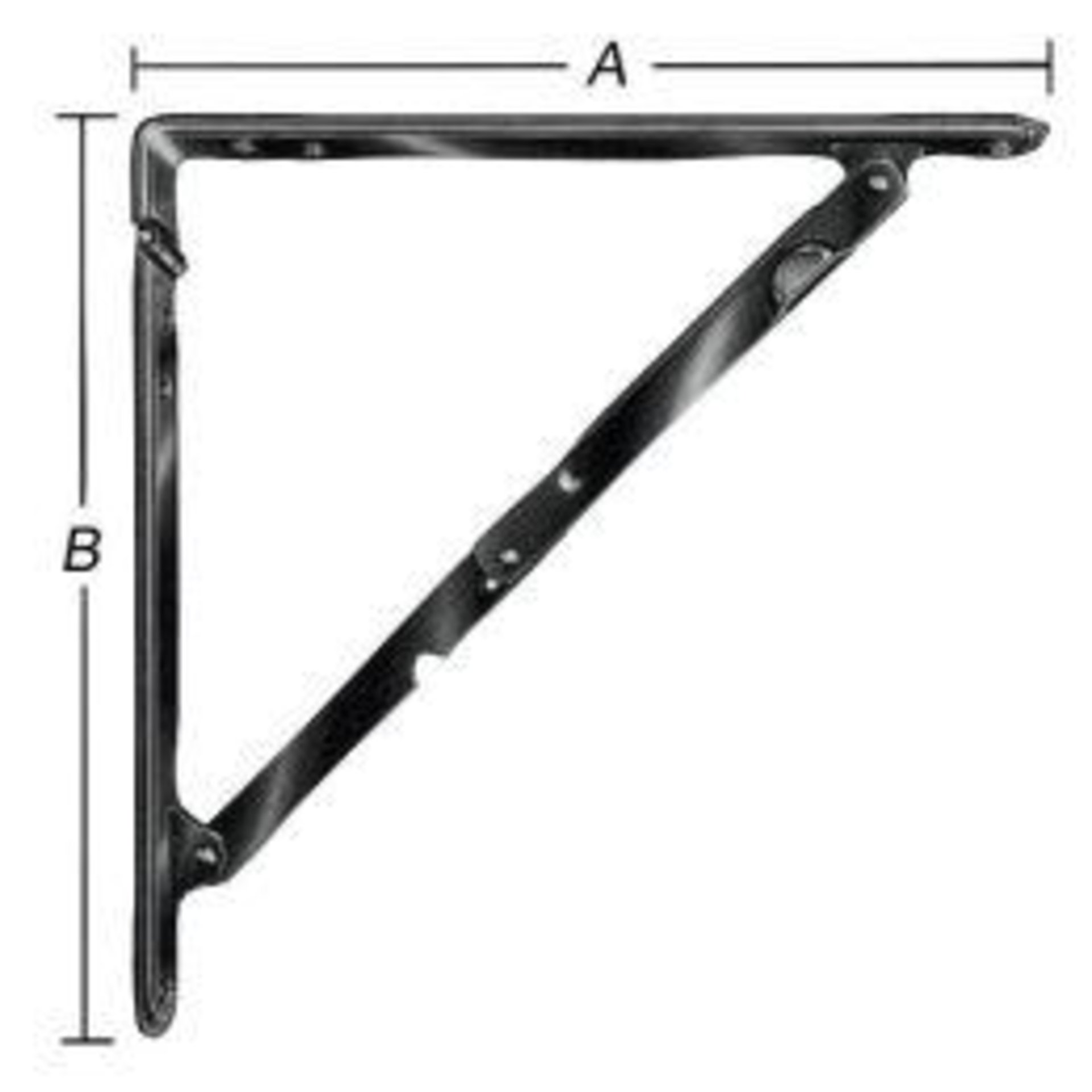 Klappkonsolen weiss 300X300mm Nr. 151300LW VORMANN