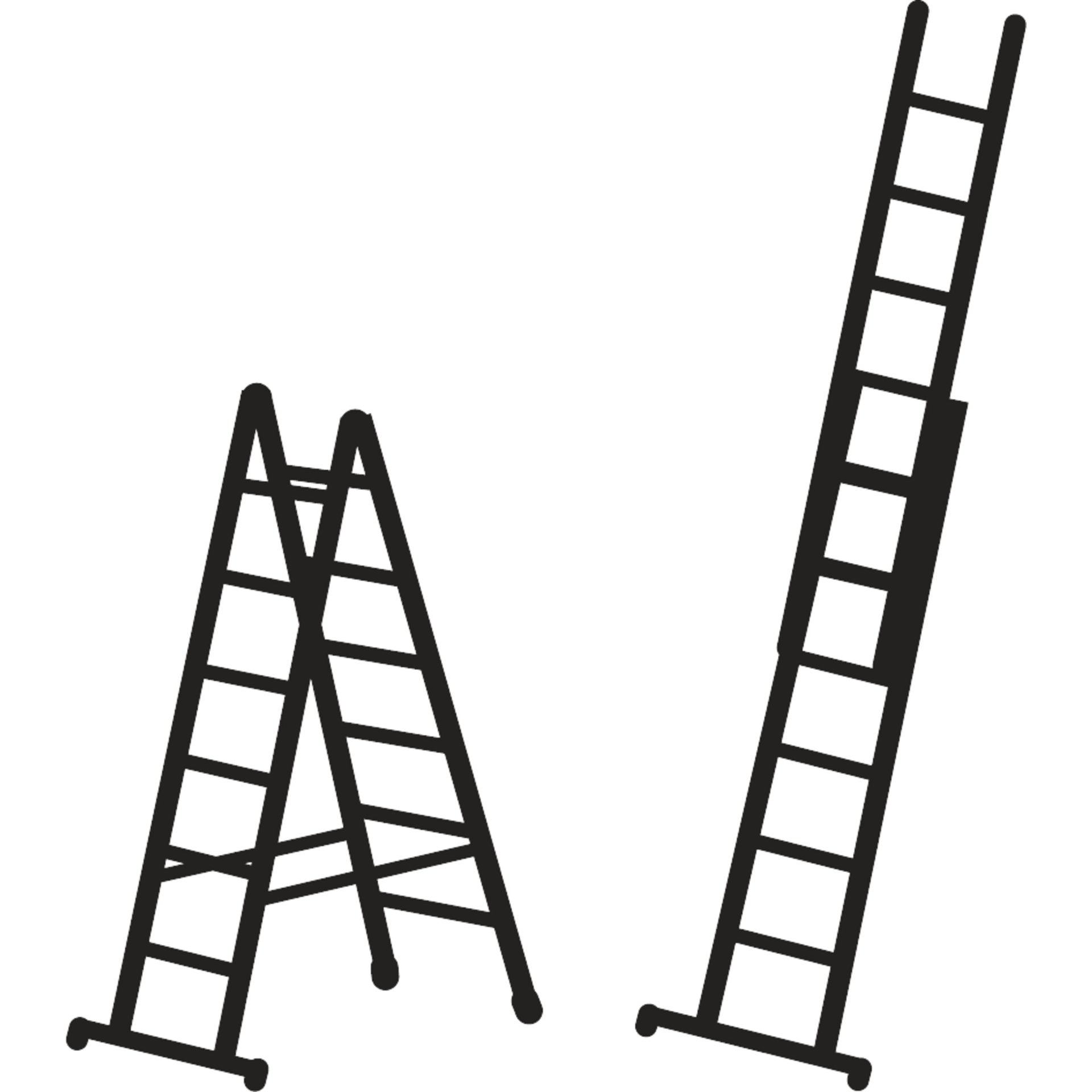 Combimaster Plus X - Kombi-Steh-Schiebeleiter 2 x 10 Sprossen