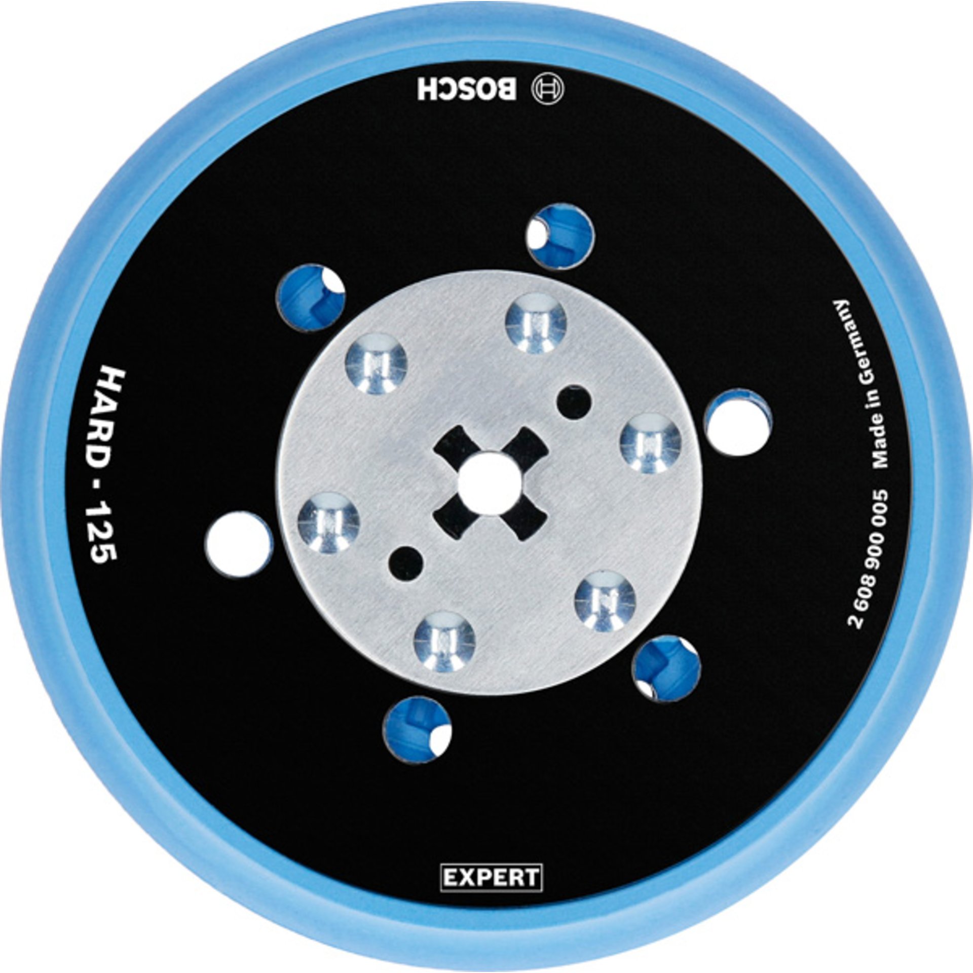 EXPERT Mulitloch-Stützteller, 125mm, hart, M8+5/16