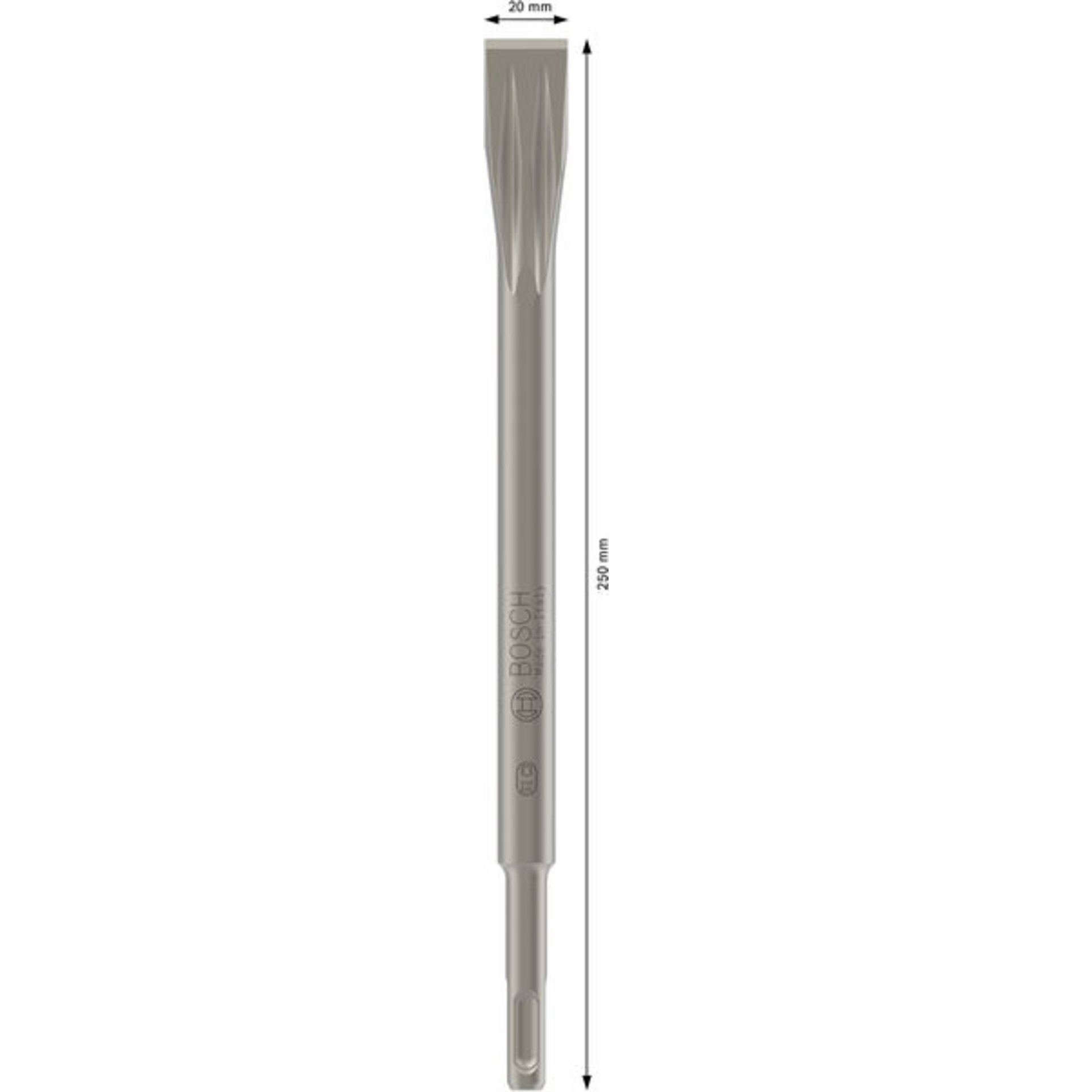 PRO SDS plus-5C Flachmeißel, 20 x 250 mm