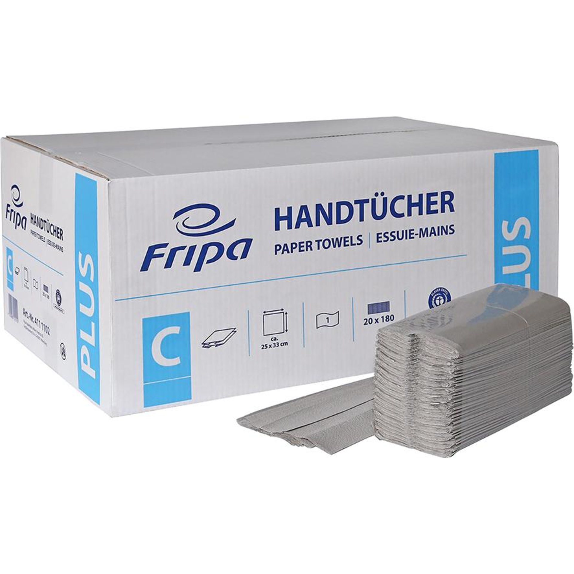 Fripa PLUS Handtuchpapier1-lagig C 33