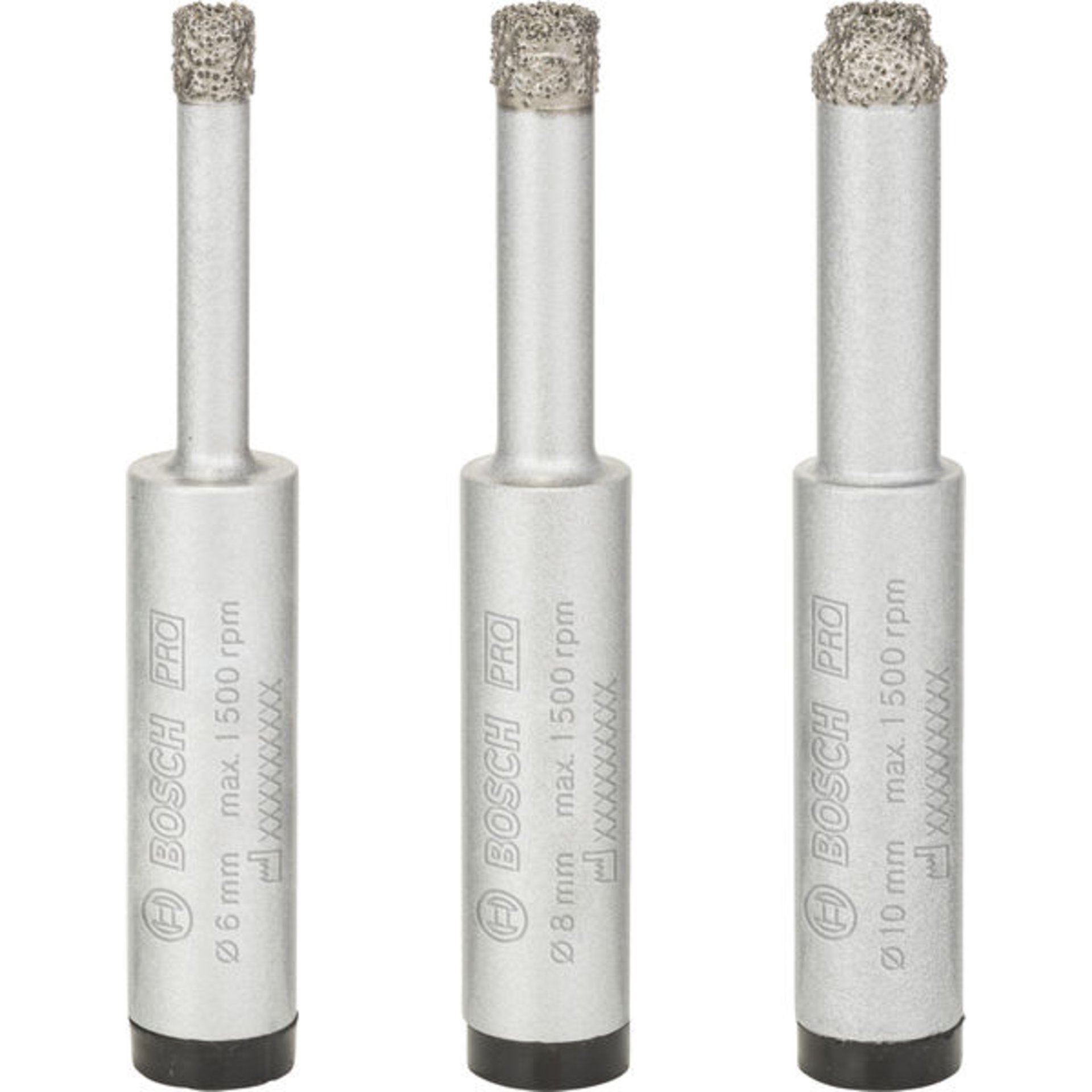 PRO Ceramic dry Bohrer-Set, 6 x 33, 8 x 33, 10 x 33 mm, 3-tlg.