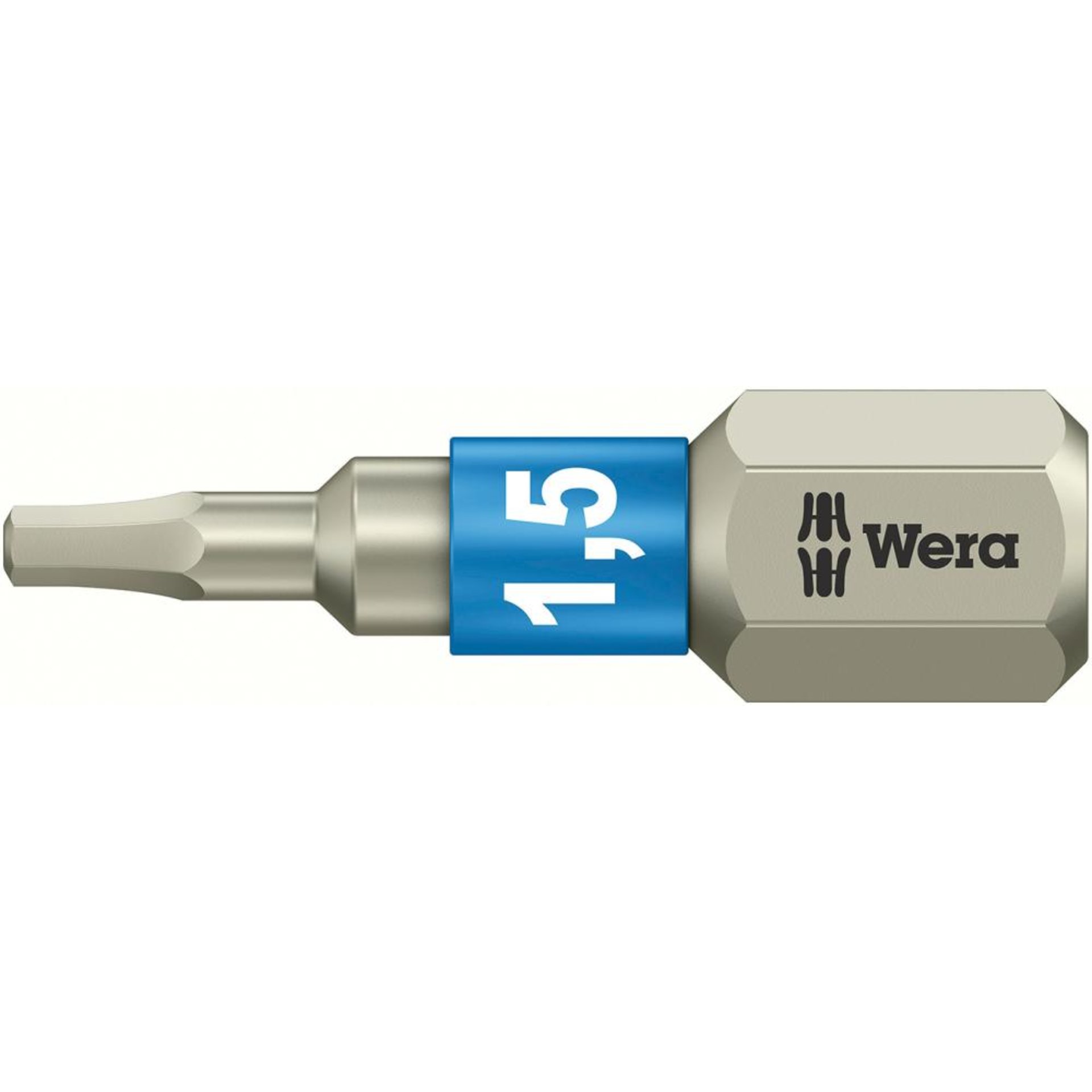 Bit rostfrei 1/4" DIN 3126 C6,3 Innensechskant 1,5x25mm Wera