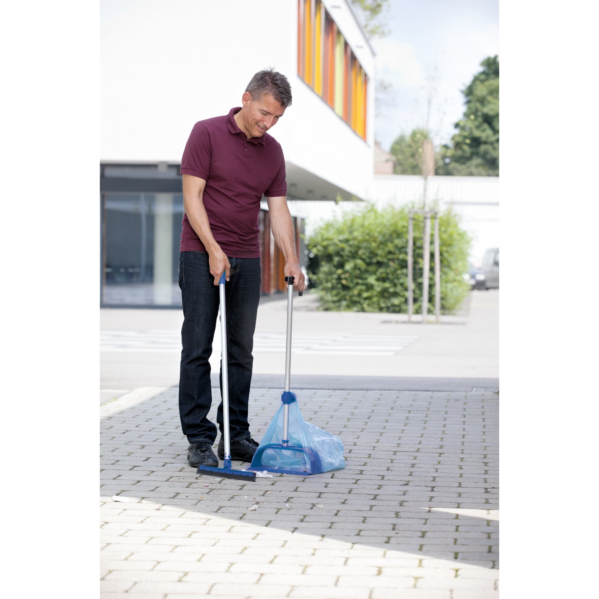 Kärcher Kehrschaufel mit Gummiprofil mit Kehrschieber