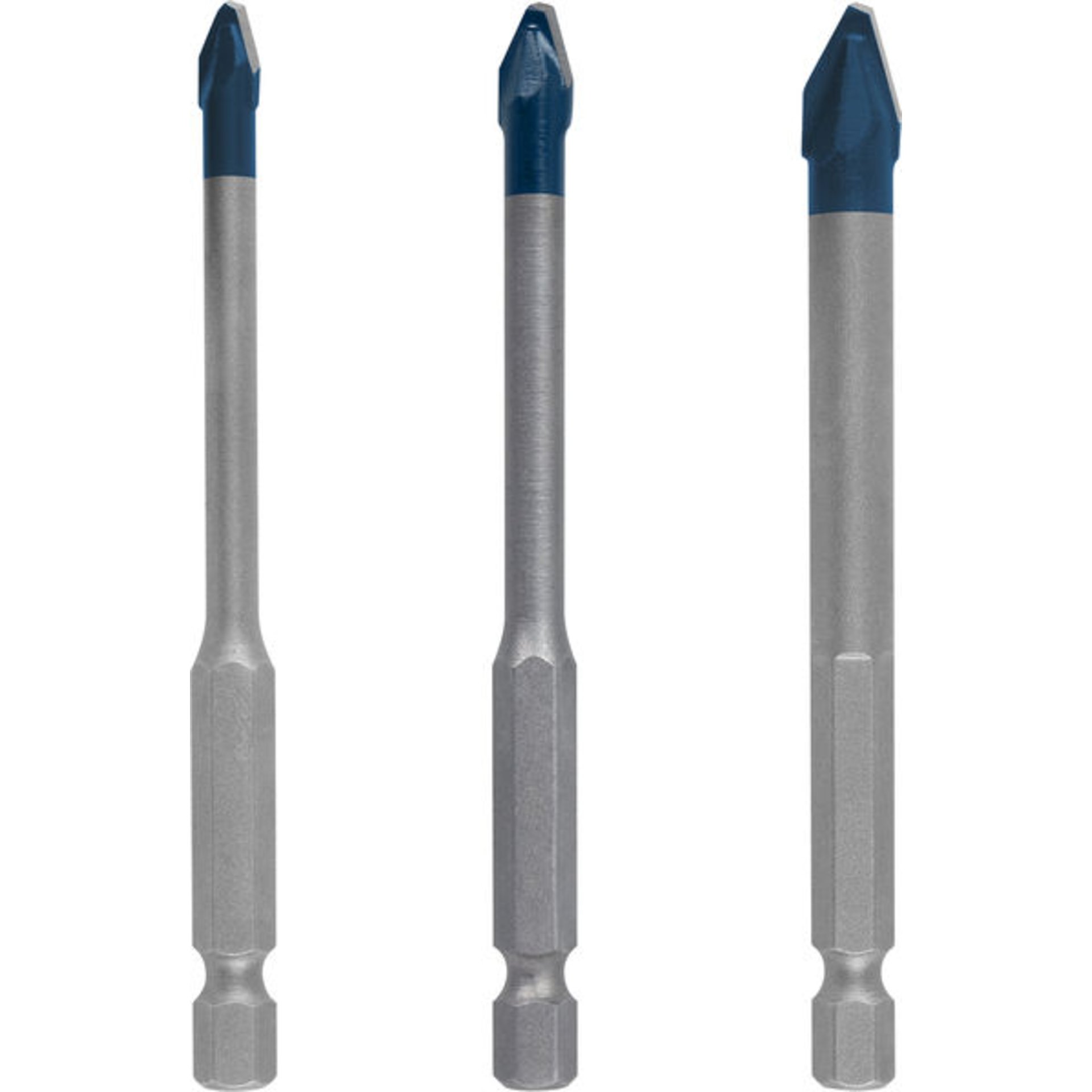 EXPERT HEX-9 Hard Ceramic HEX-9 Bohrer-Set, 5 x 90; 6 x 90; 8 x 90 mm, 3-tlg.