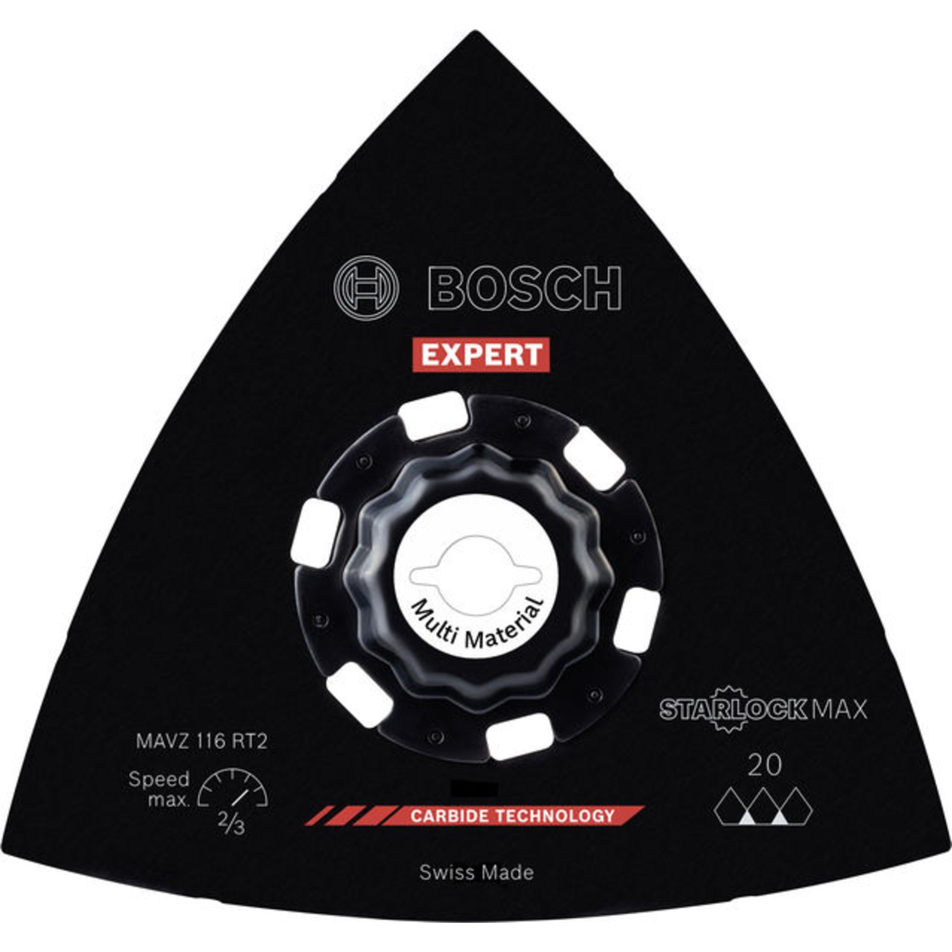 EXPERT MAVZ 116 RT2 Schleifplatte, 116 mm