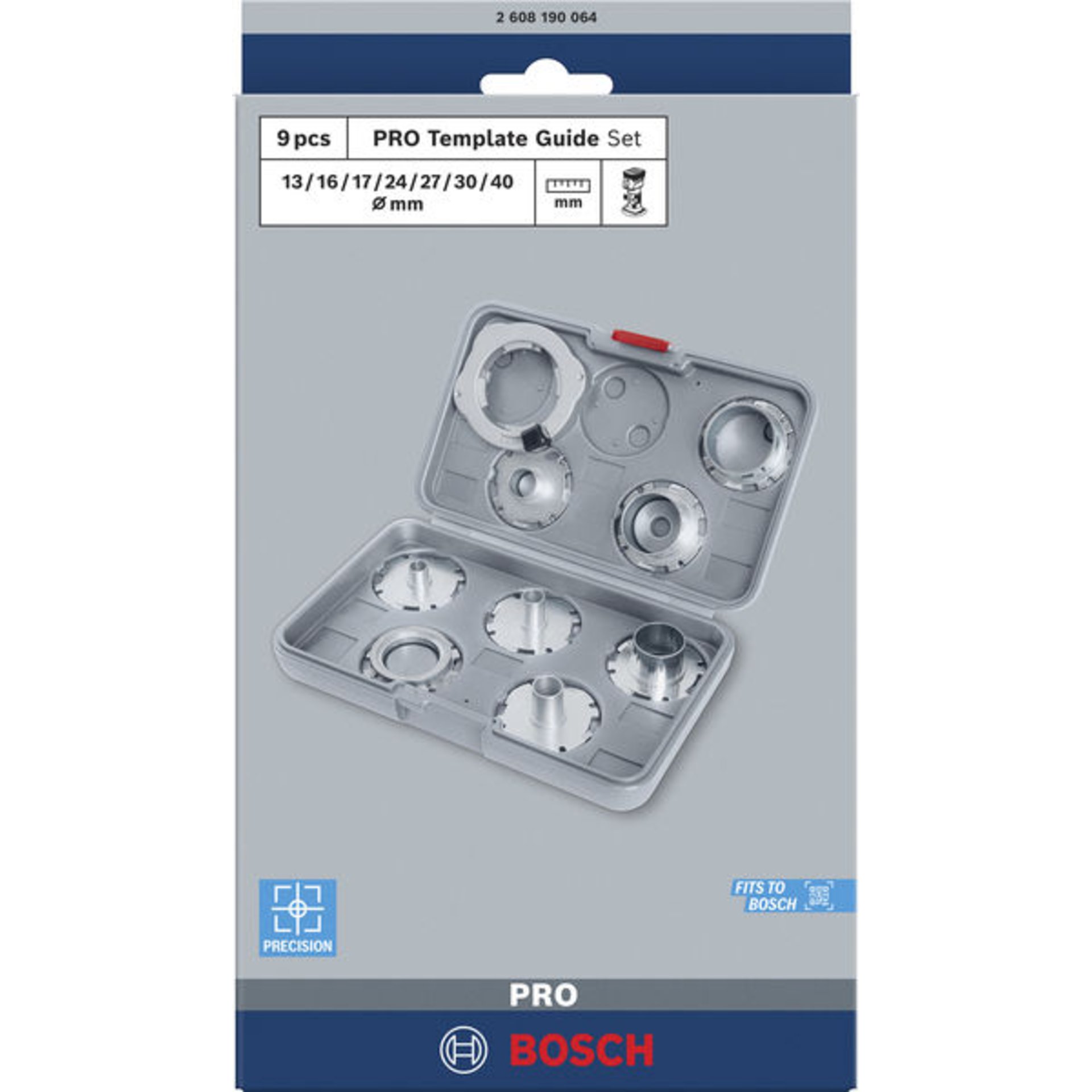 PRO Kopierhülsen Set, metrisch, für Fräsen, 9-tlg.