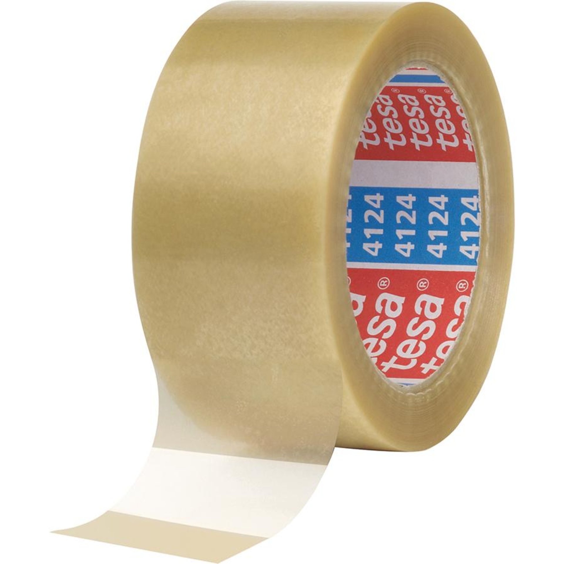 tesapack 4124 PVC 66m x 50mm, transparent 50mmx66m transparent tesa