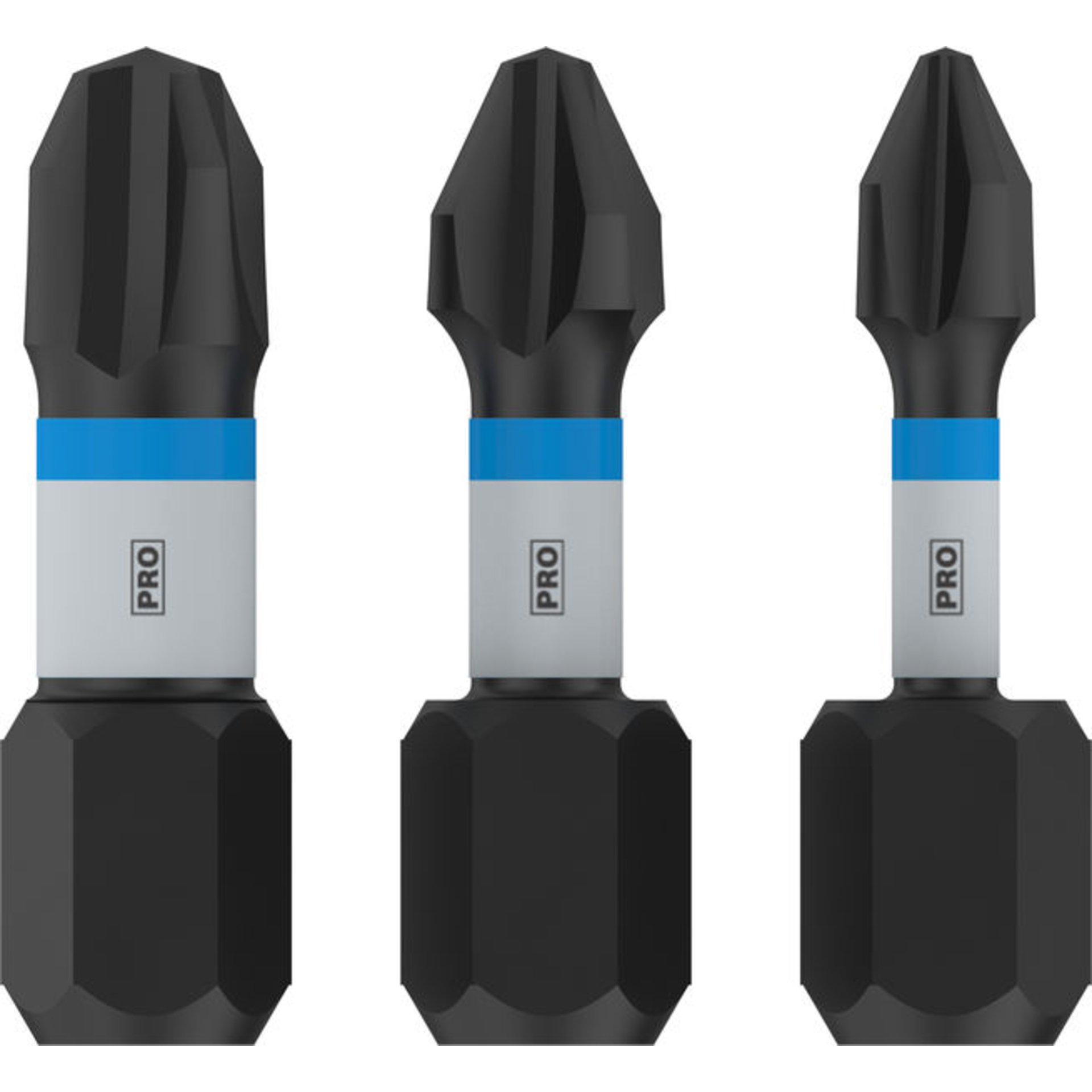 PRO PH Impact Bit Set, 25 mm, 3-tlg