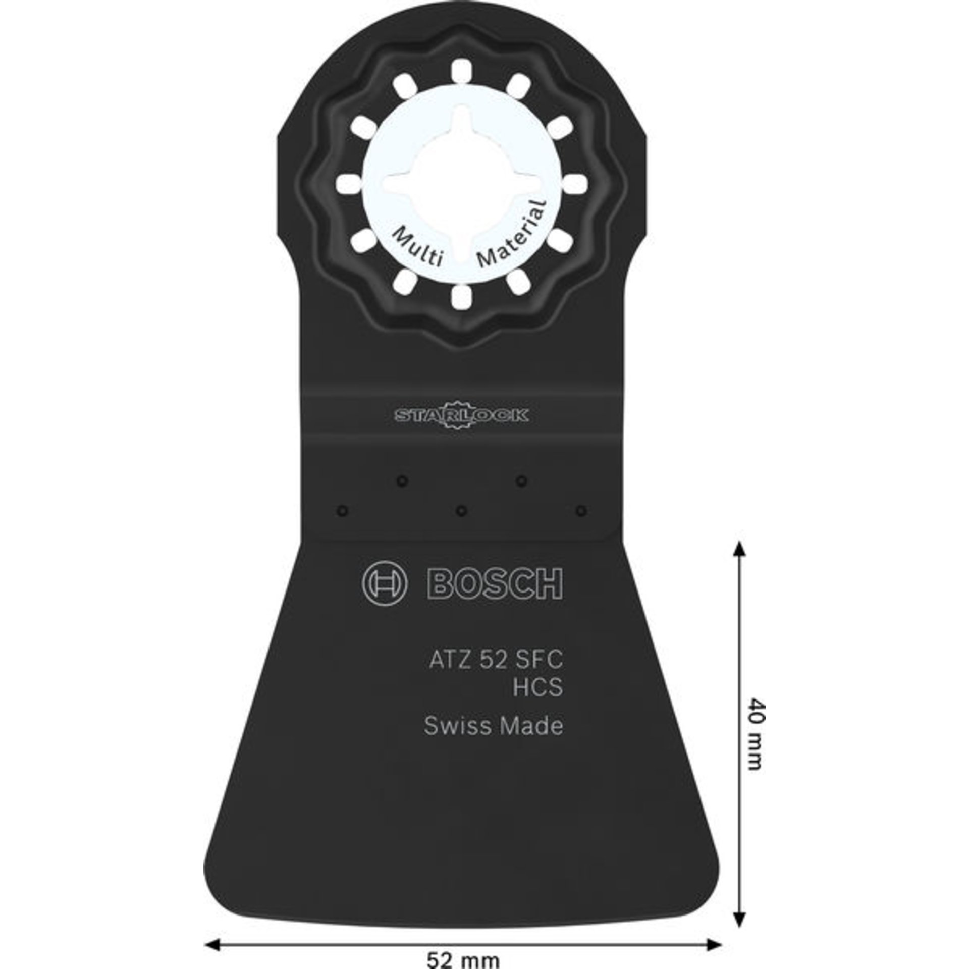 ATZ 52 SFC Multi Material Tauchsägeblatt, Starlock, 52 x 40 mm
