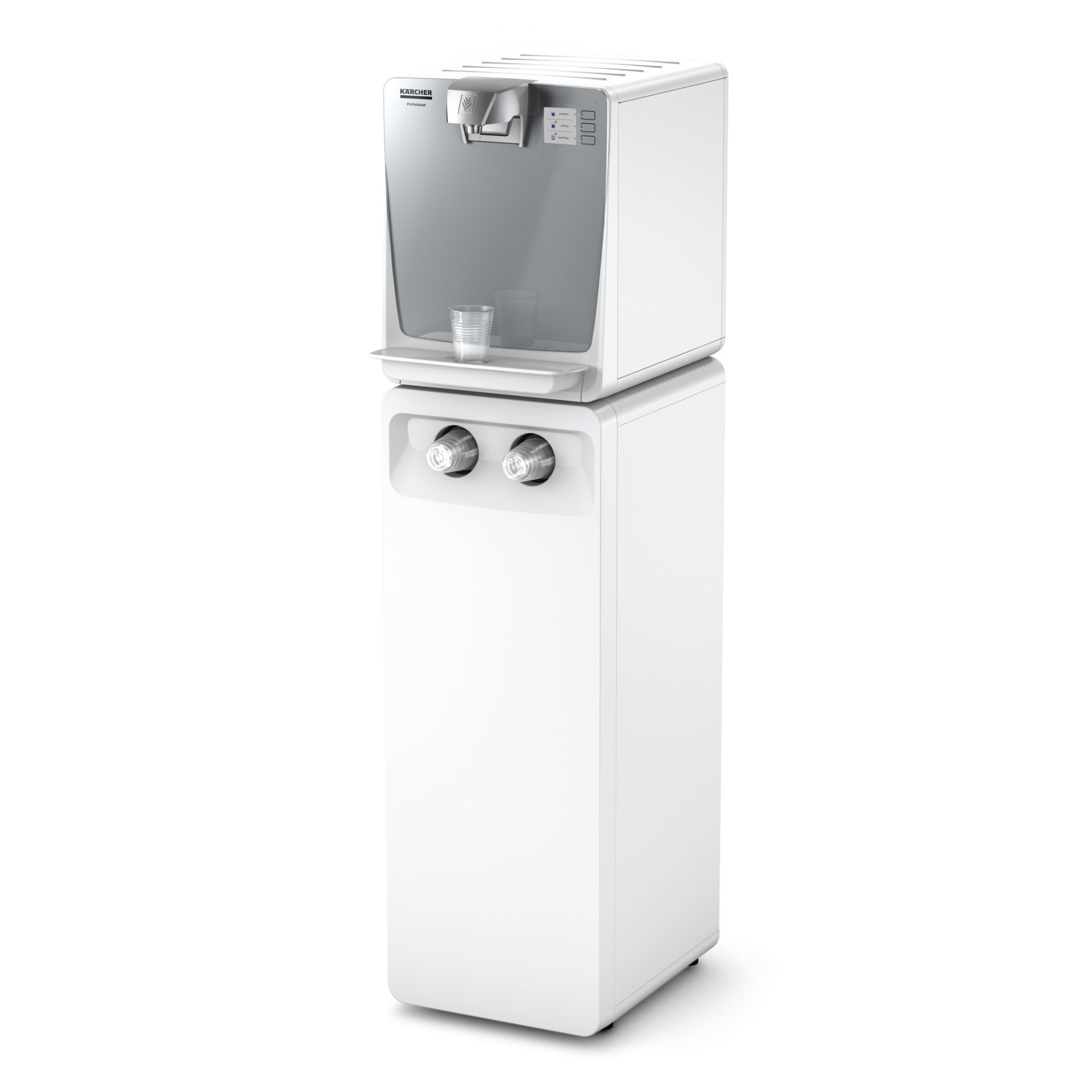 Kärcher Wasserspender WPD 200 Basic Standgeraet weiss + CO2